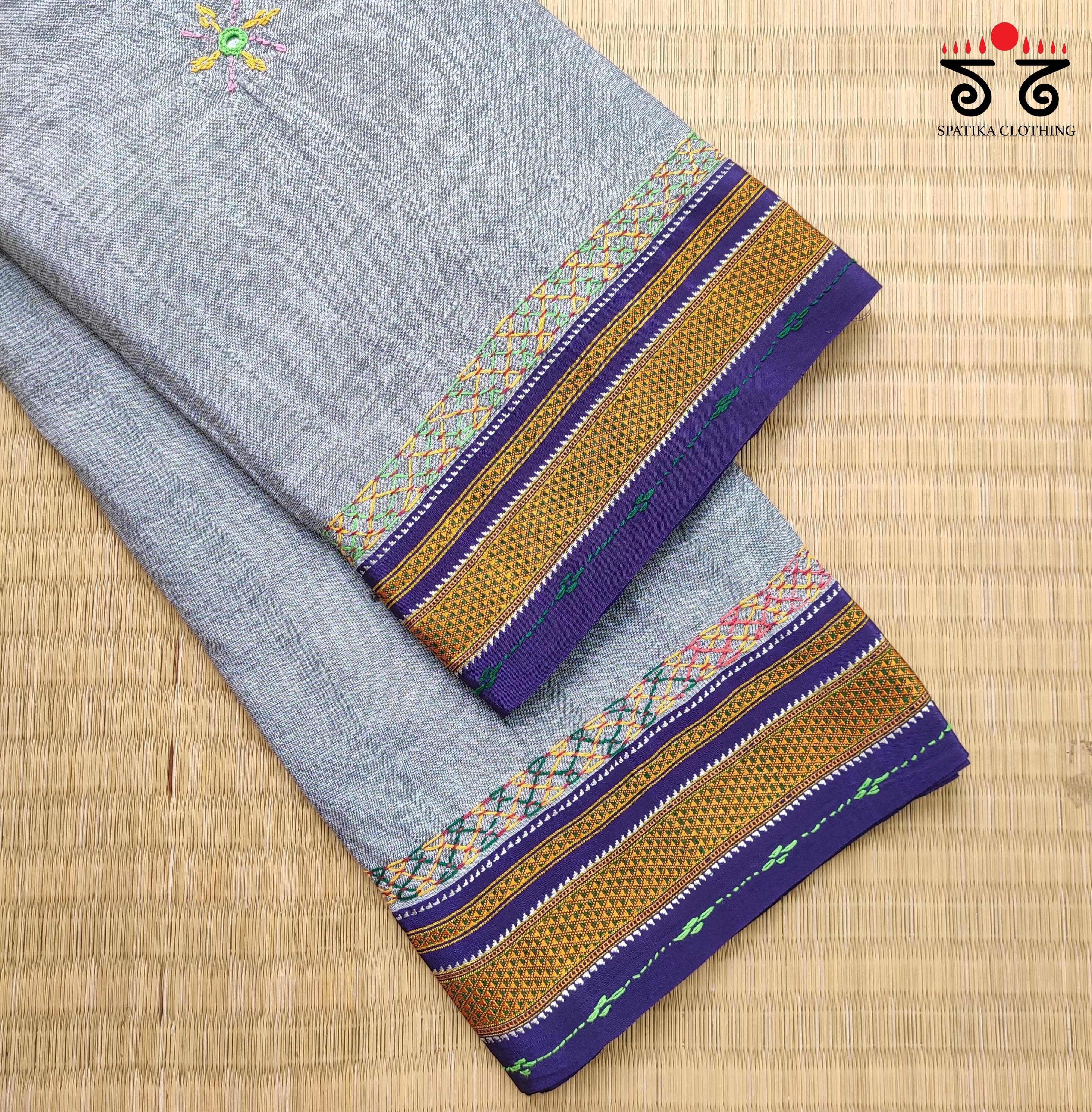 Lambani Handembroidery On ILkal Saree