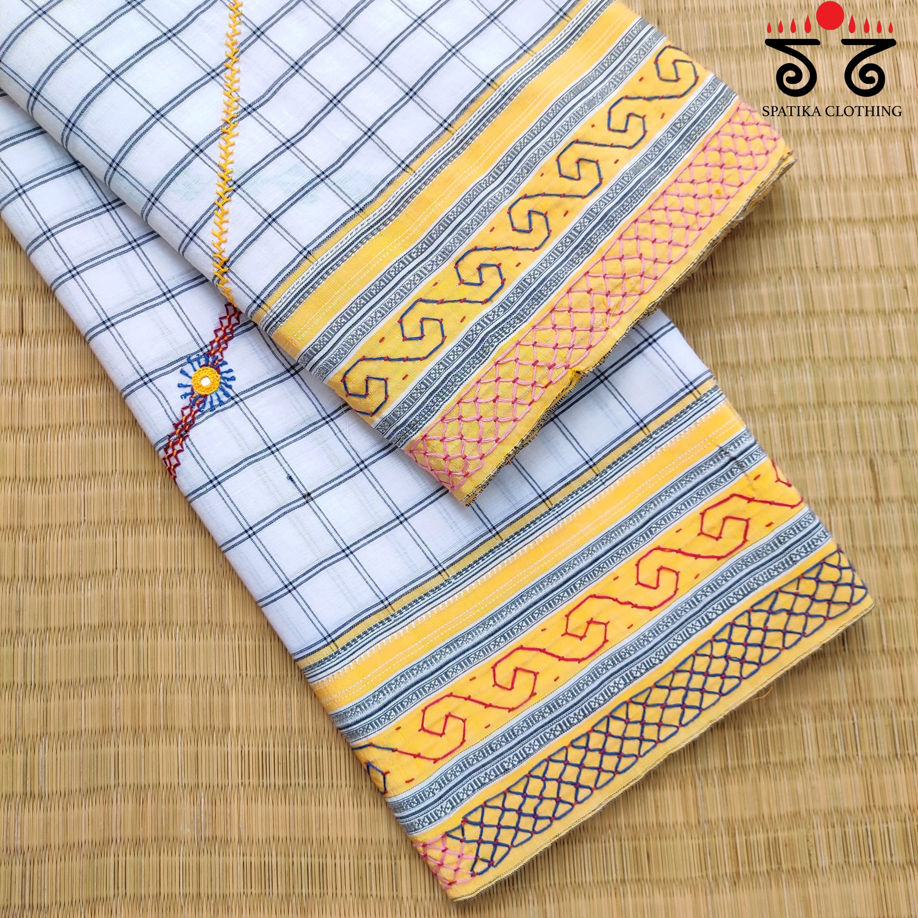 Lambani Handembroidery On ILkal Saree