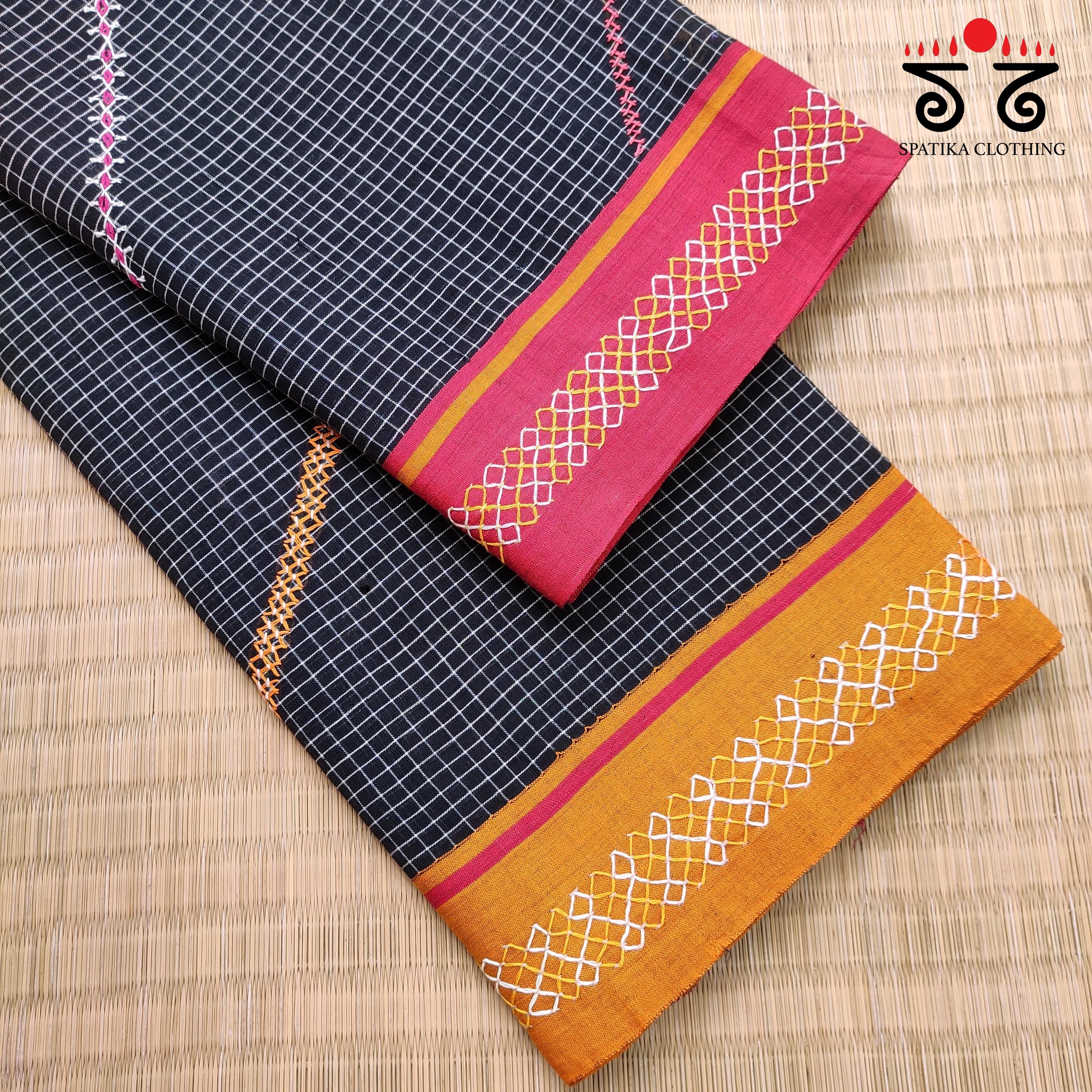 Lambani Handembroidery Patteda Anchu Saree