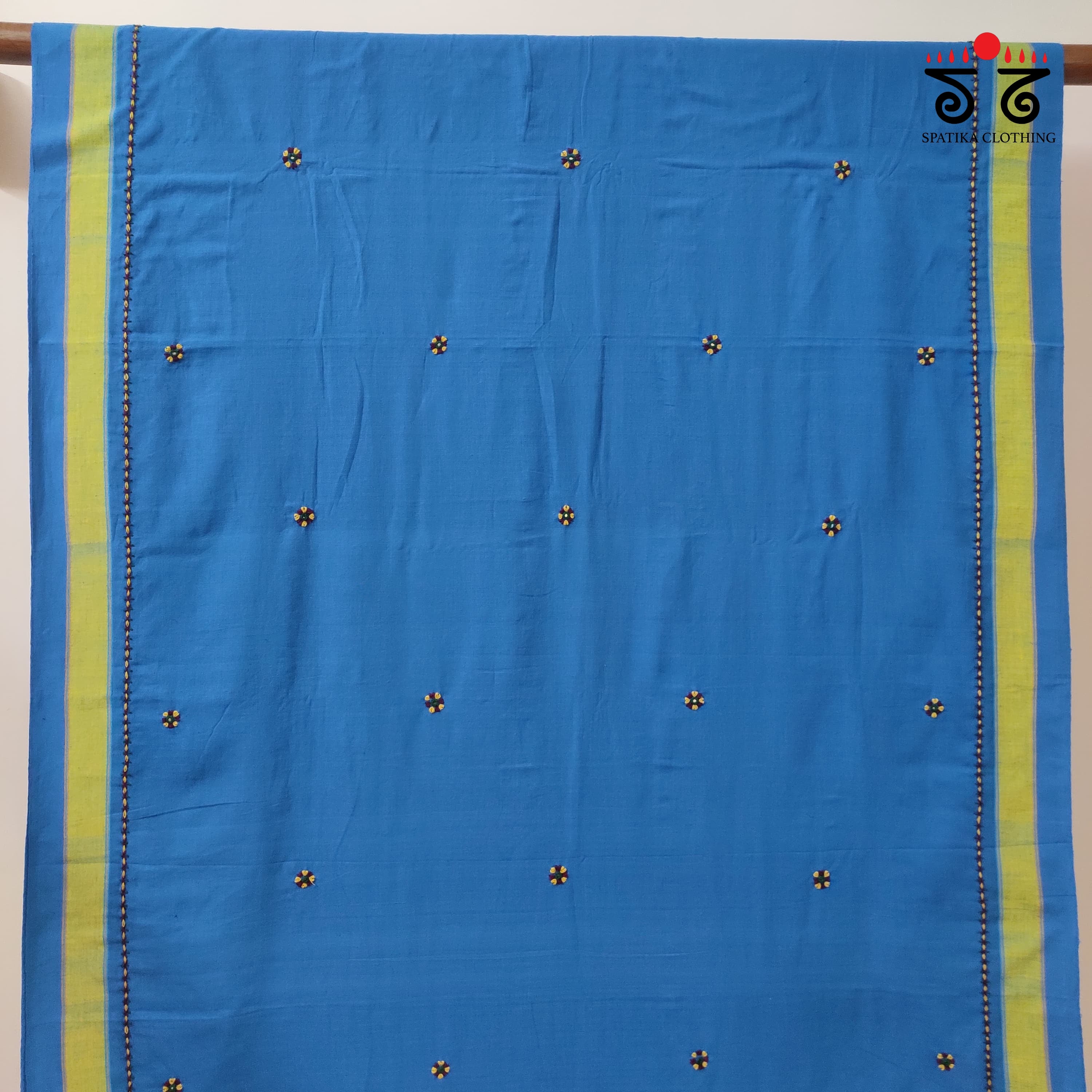 Ilkal Handembroidered Cotton Saree