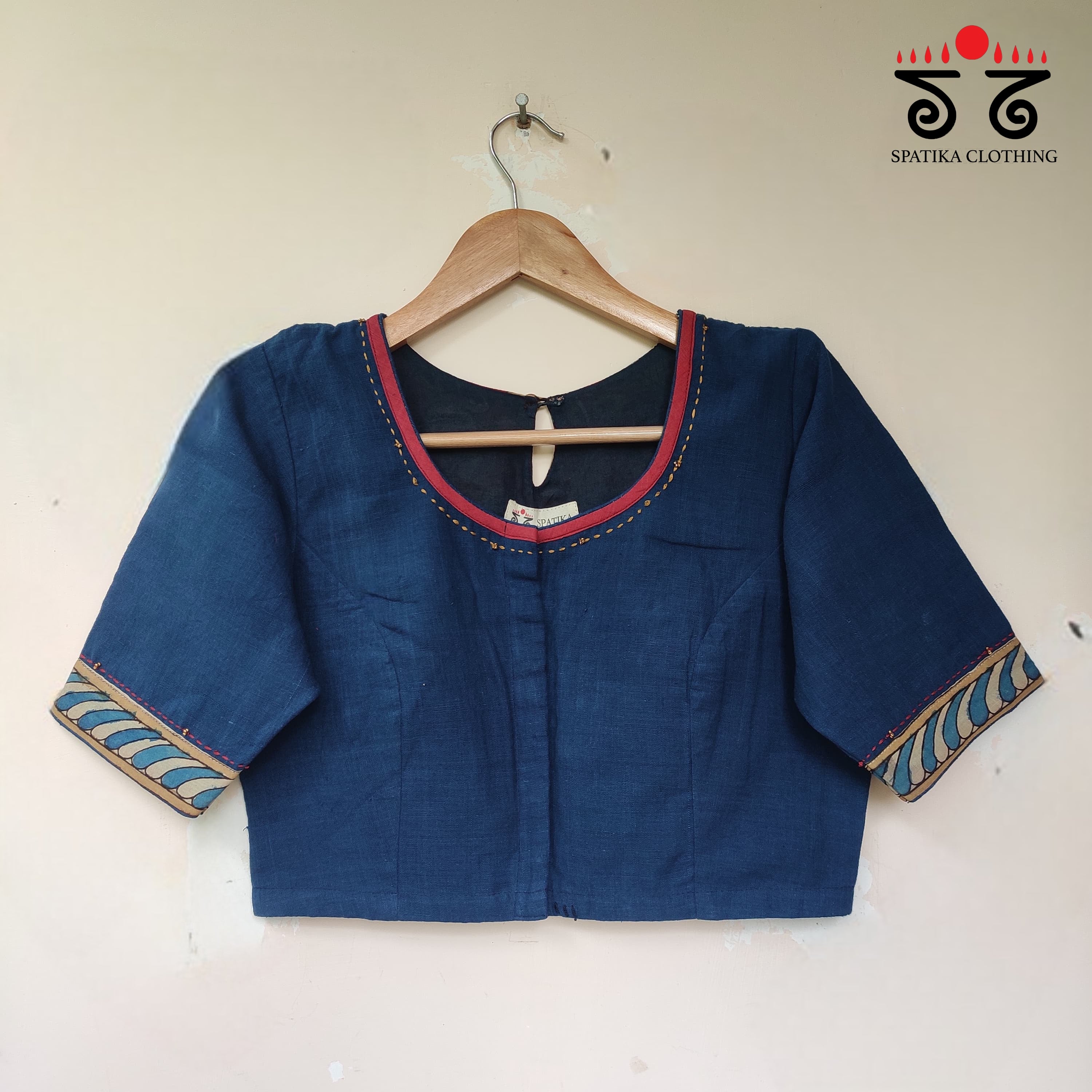 The Kalamkari Yoke Blouse