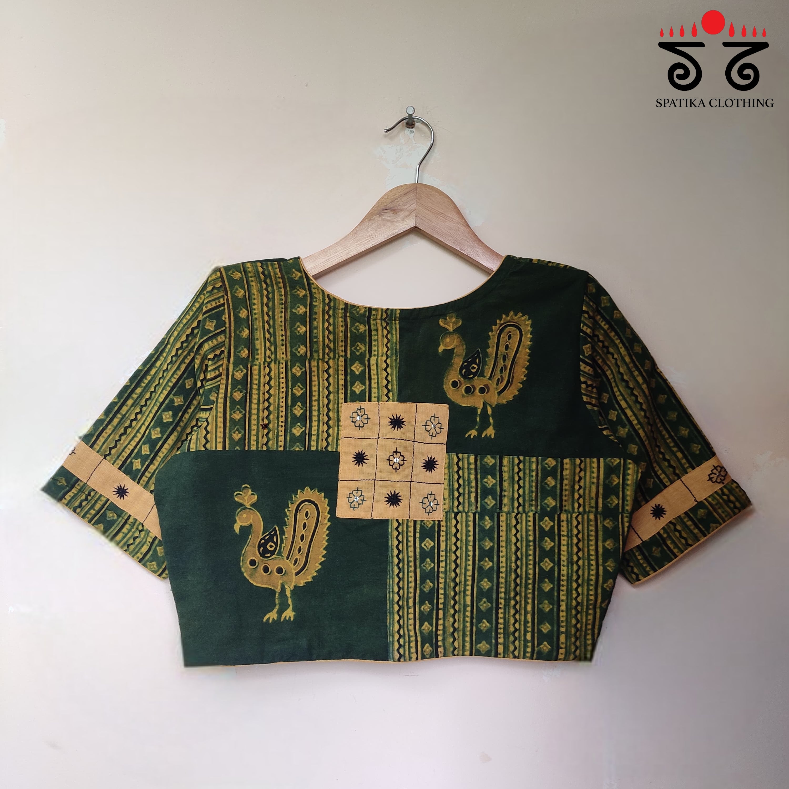 Morni Collage-Handcrafted Blouse