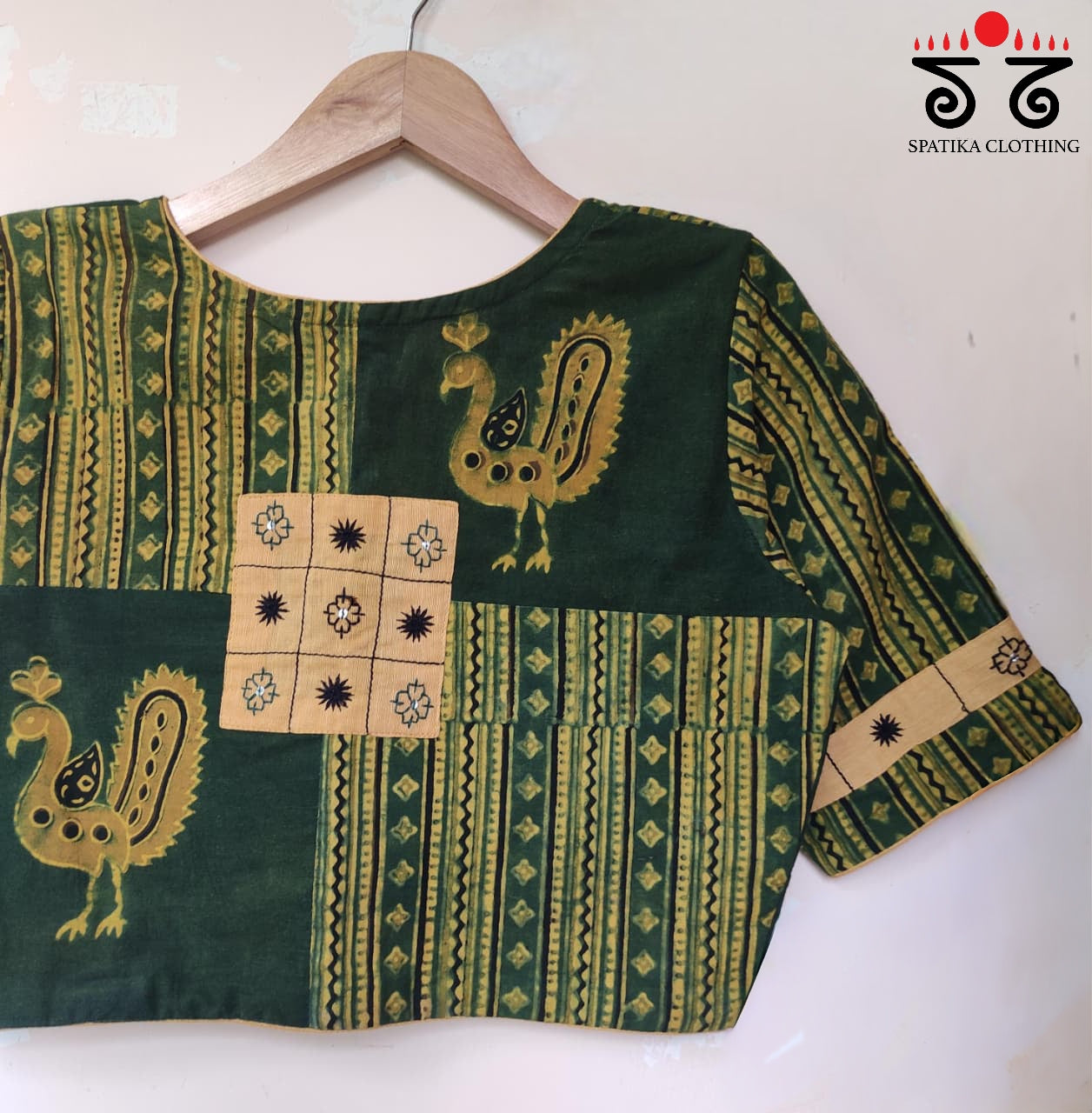 Morni Collage-Handcrafted Blouse