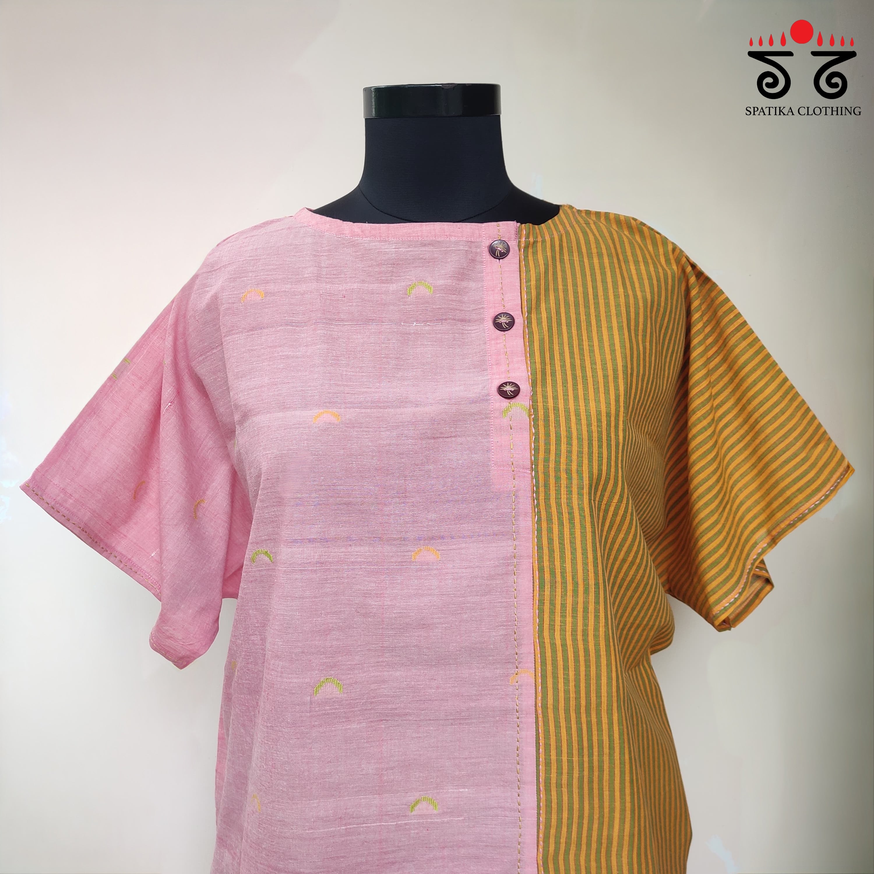 Anti - Fit Jamdhani Tunic