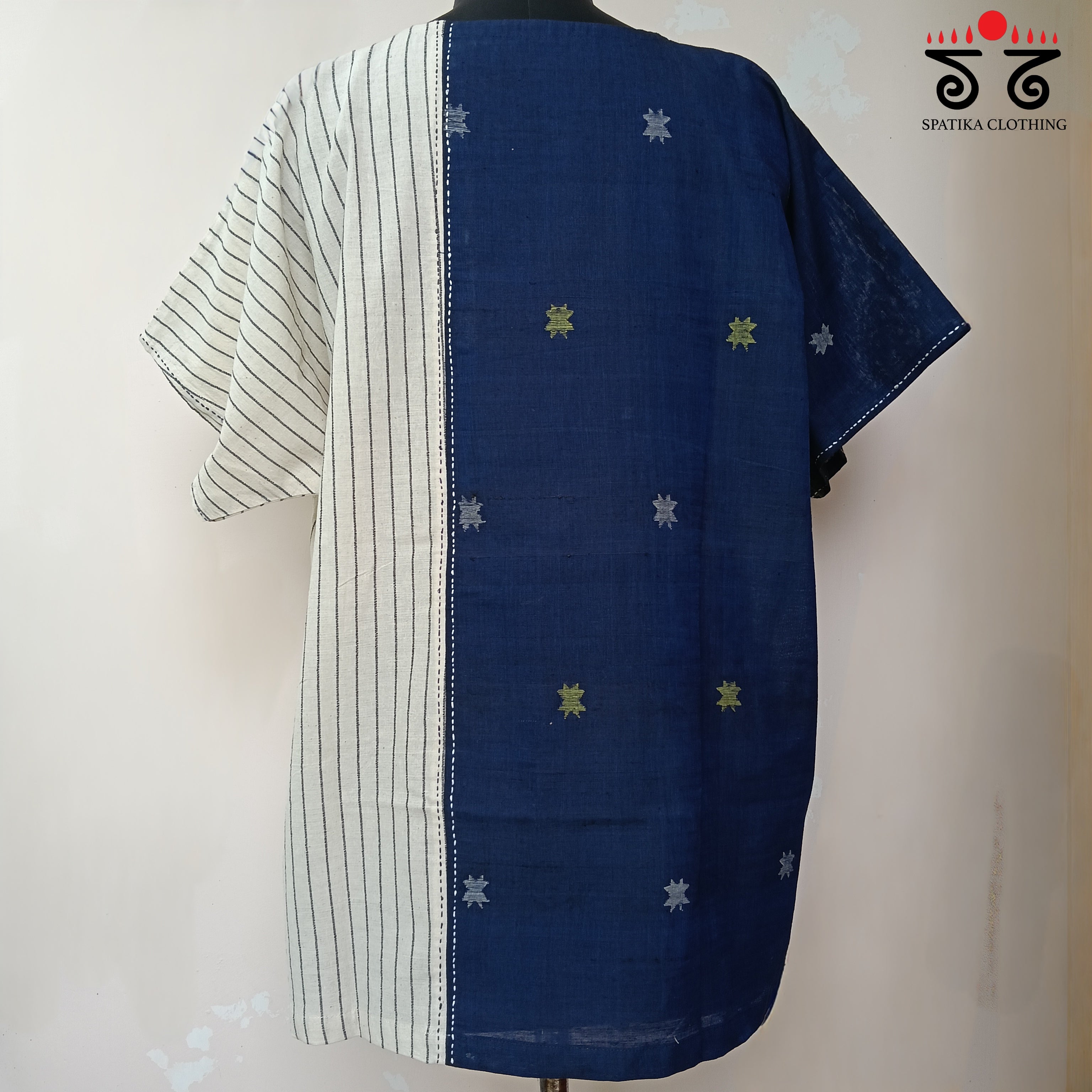 Anti - Fit Jamdhani Tunic