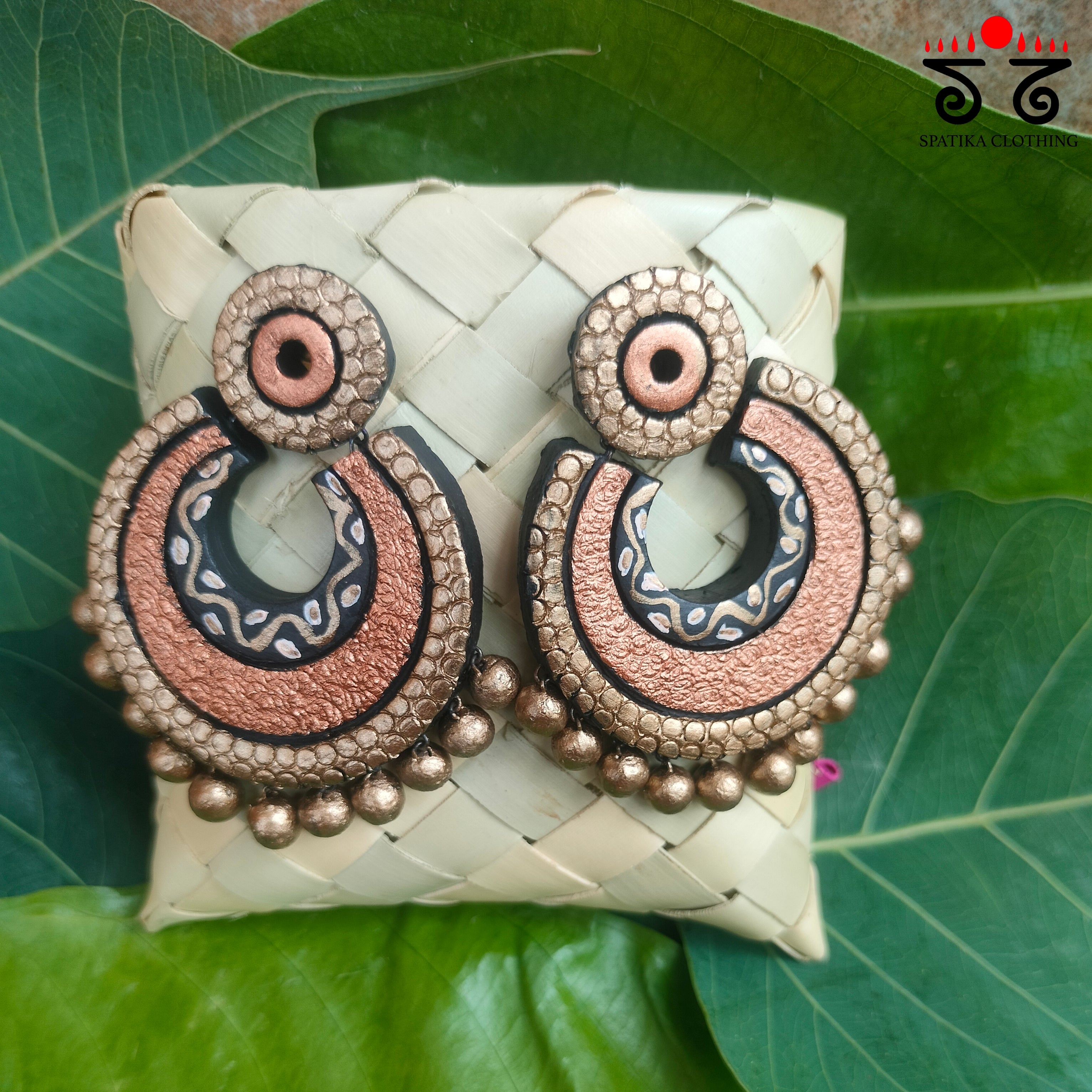 Terracotta Bali Earring