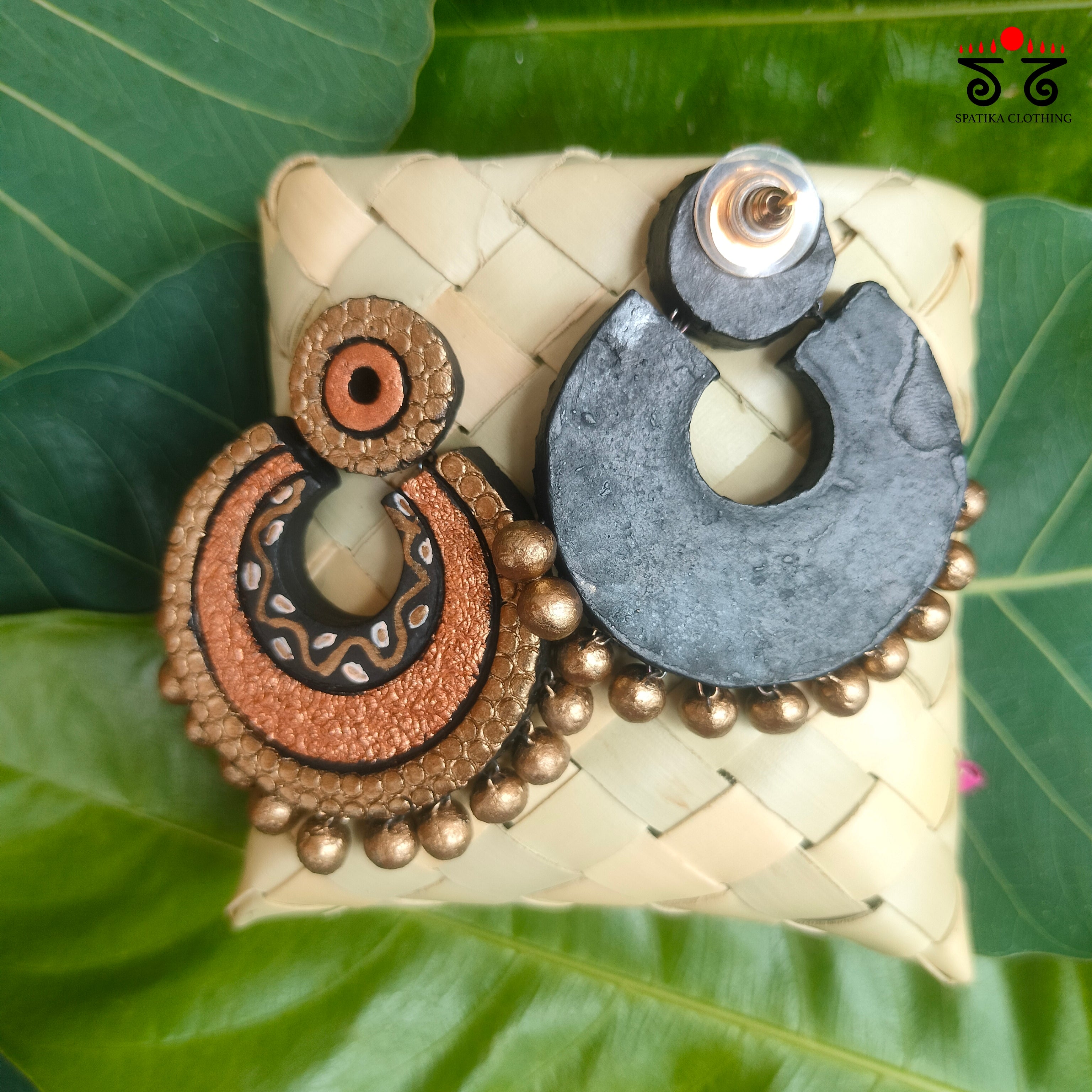 Terracotta Bali Earring