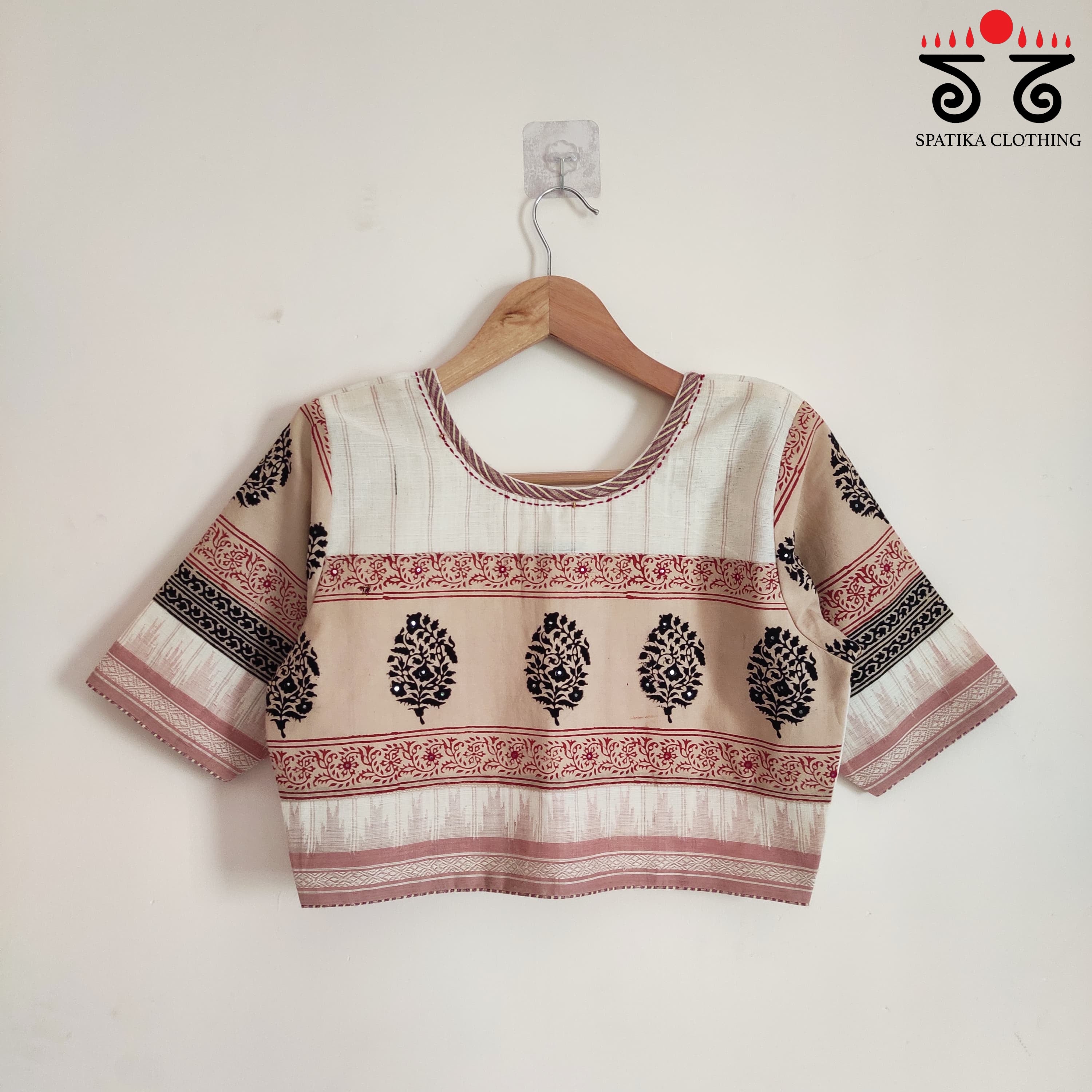 Ponduru Bagru - Handcrafted Blouse