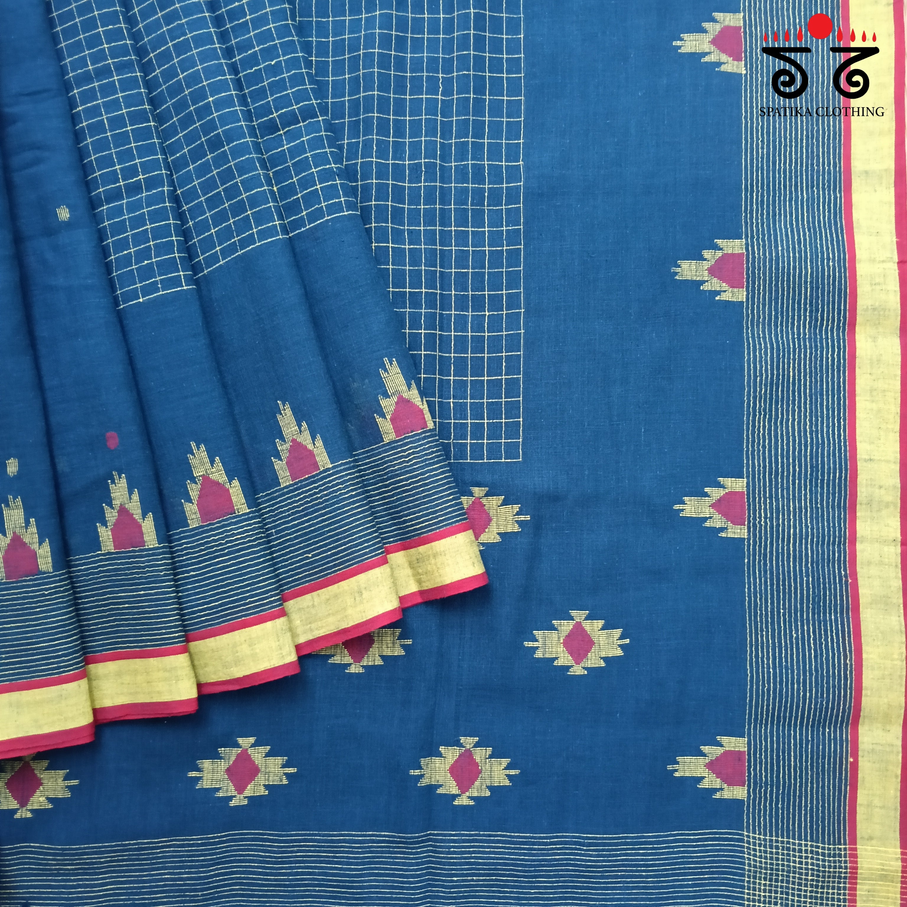 Jamdhani Bengal Cotton Saree