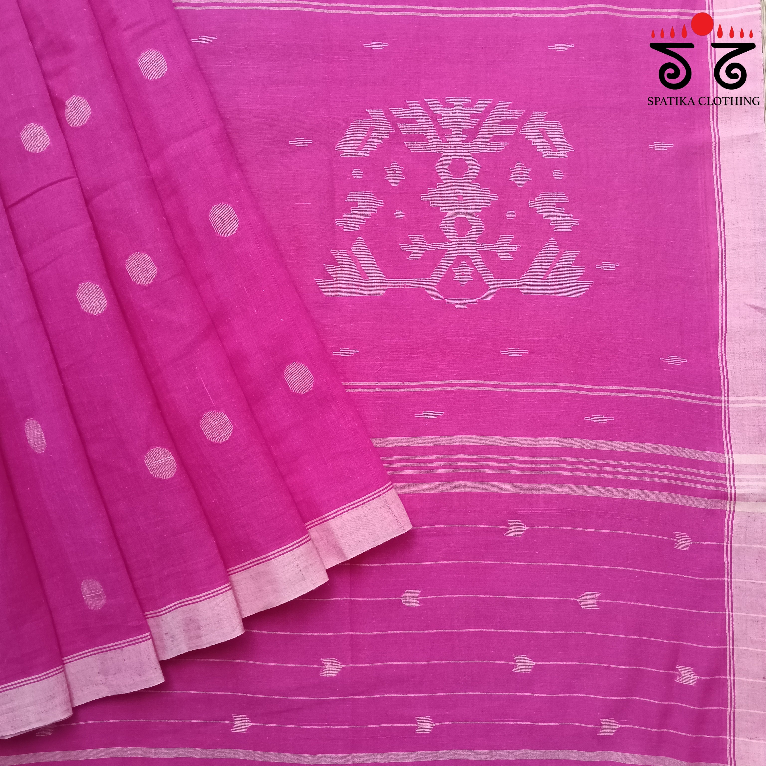 Jamdhani Bengal Cotton Saree