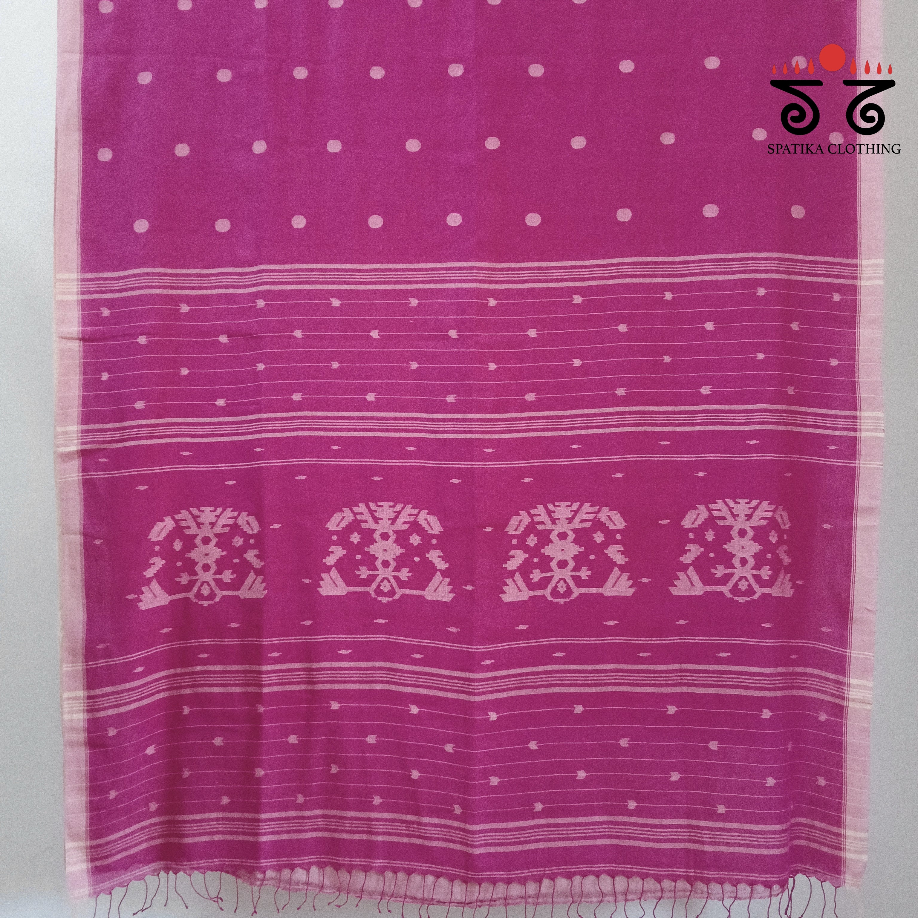Jamdhani Bengal Cotton Saree