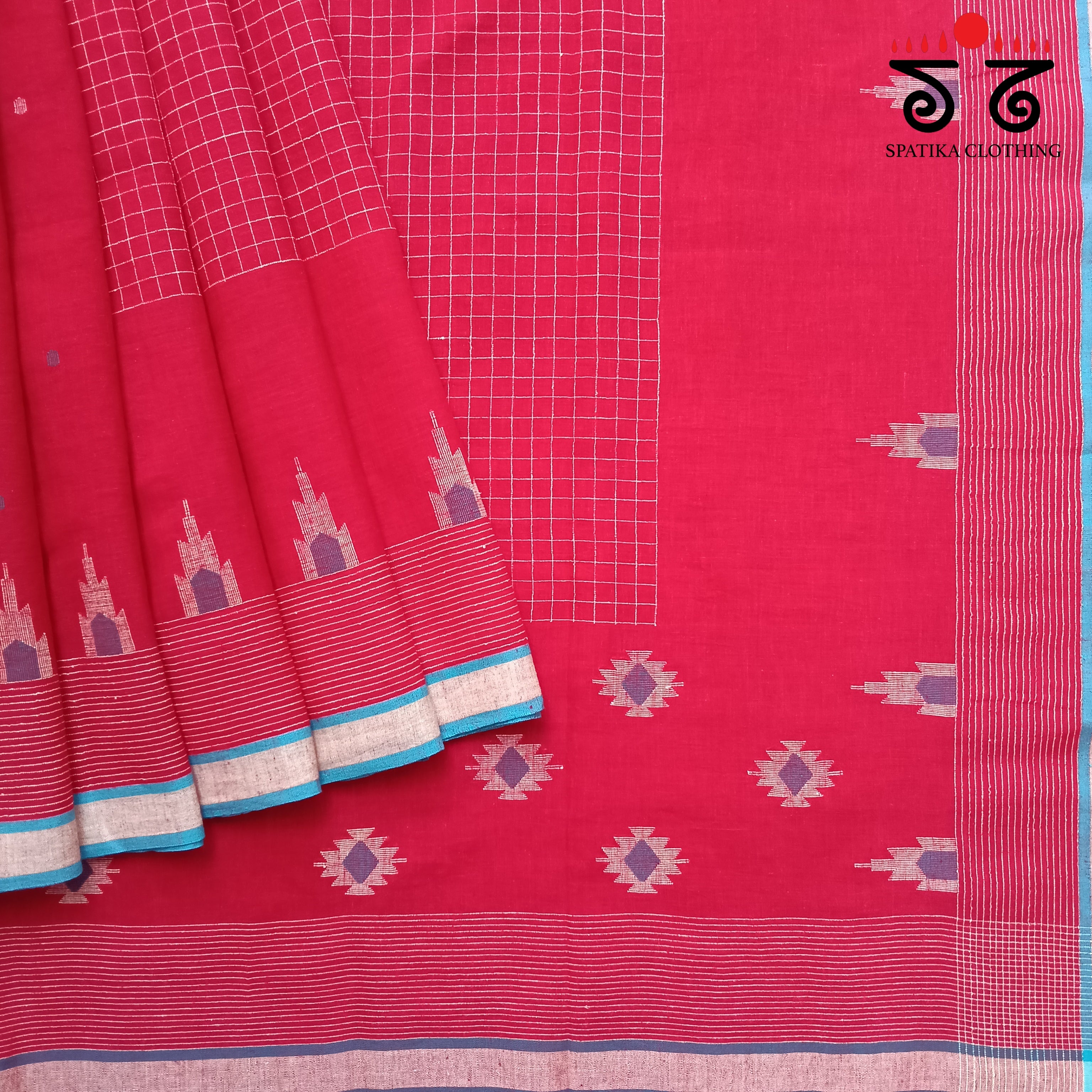 Jamdhani Bengal Cotton Saree