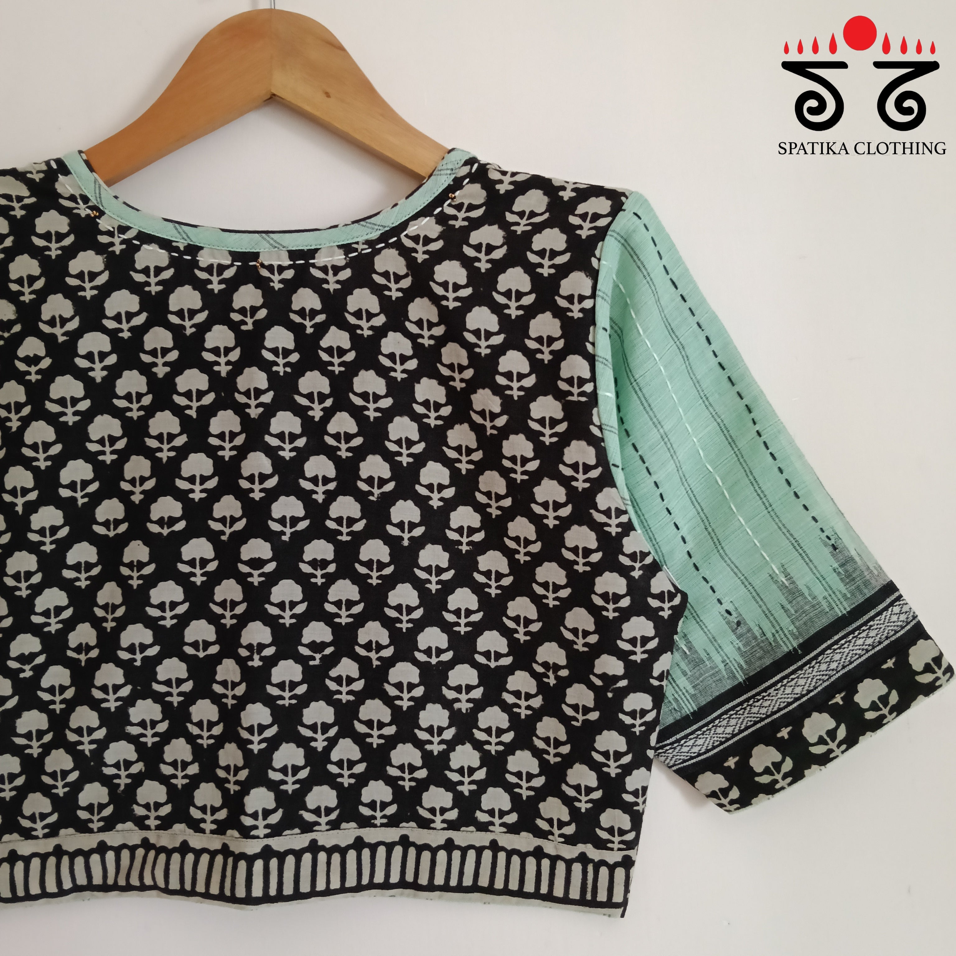 Ponduru Bagru - Handcrafted Blouse