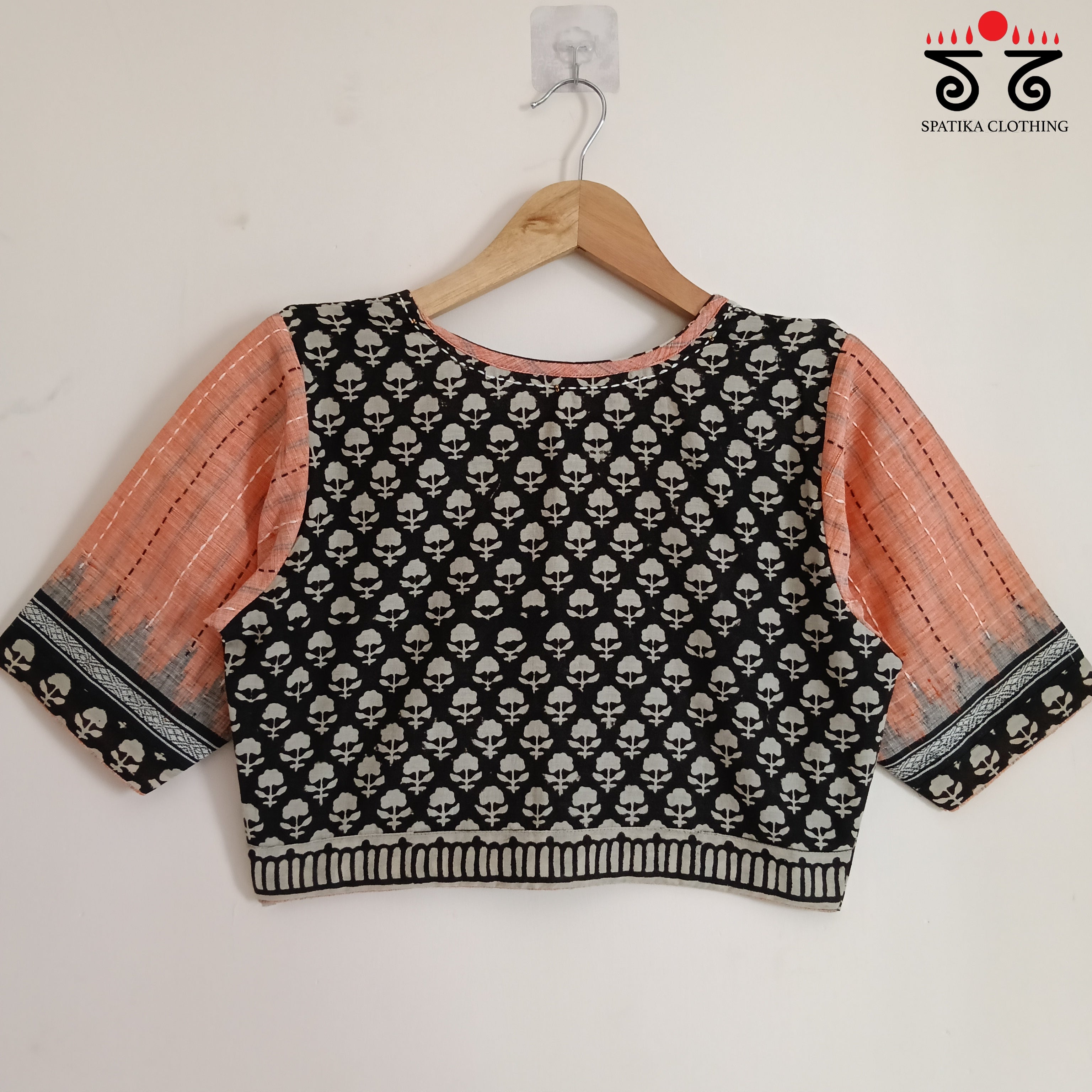 Ponduru Bagru - Handcrafted Blouse