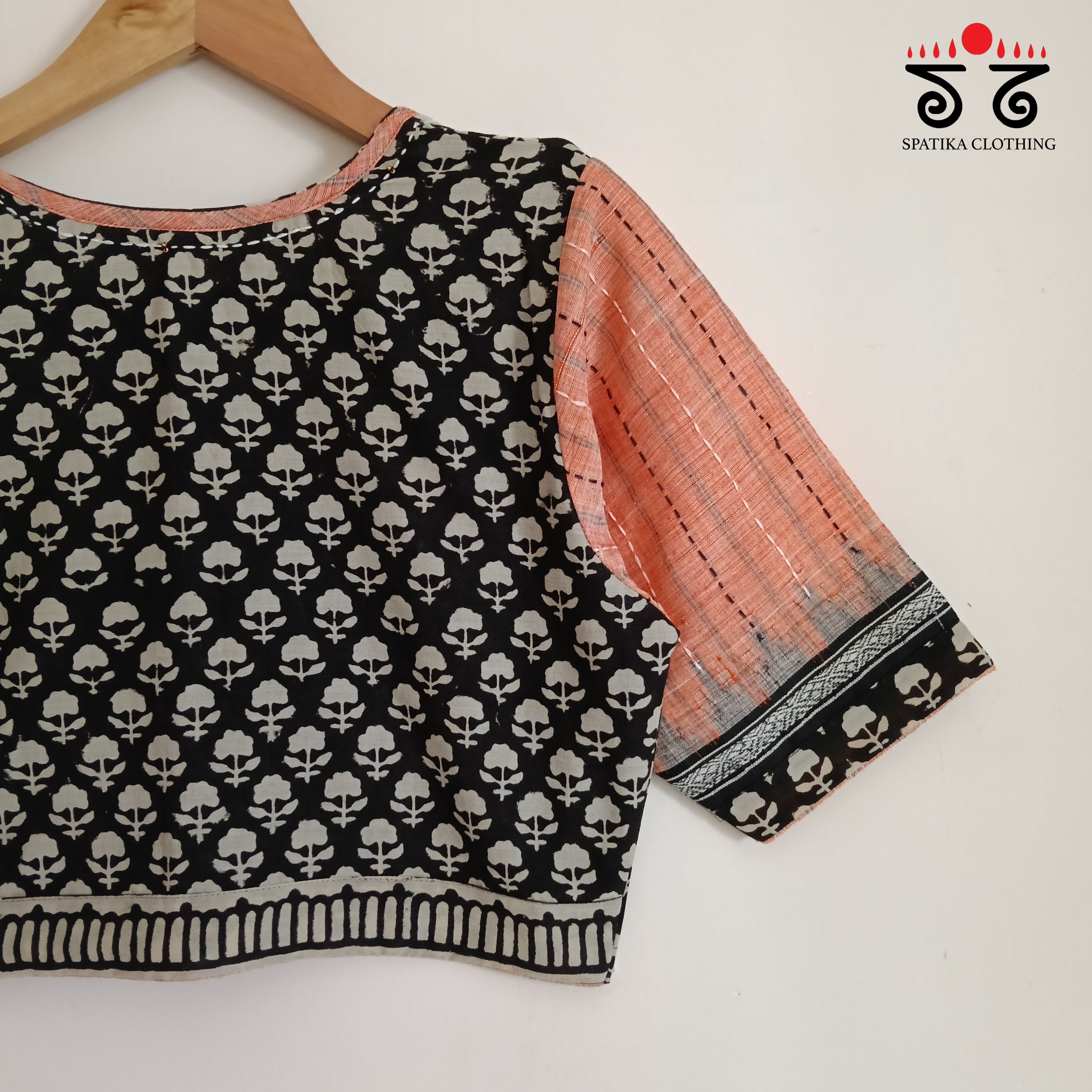 Ponduru Bagru - Handcrafted Blouse