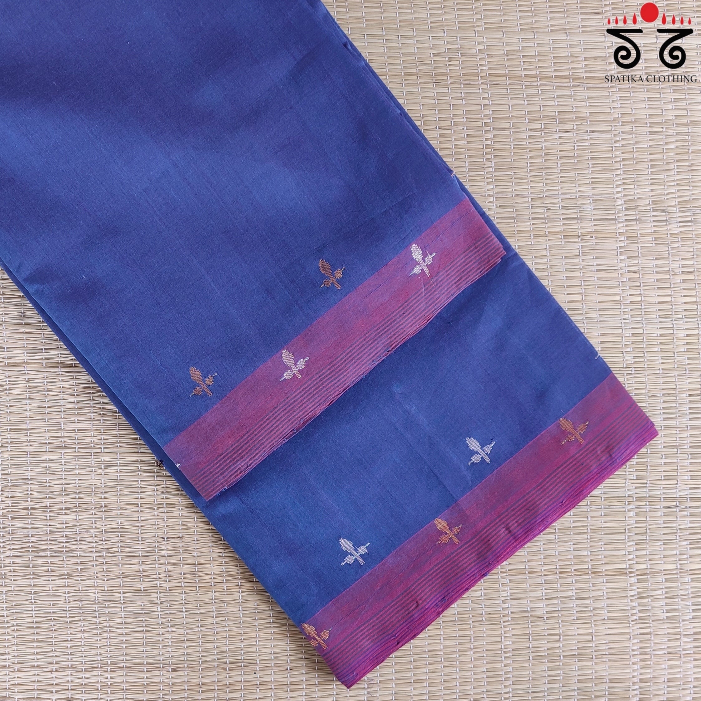 Jamdani Andhra Handwoven Cotton Saree