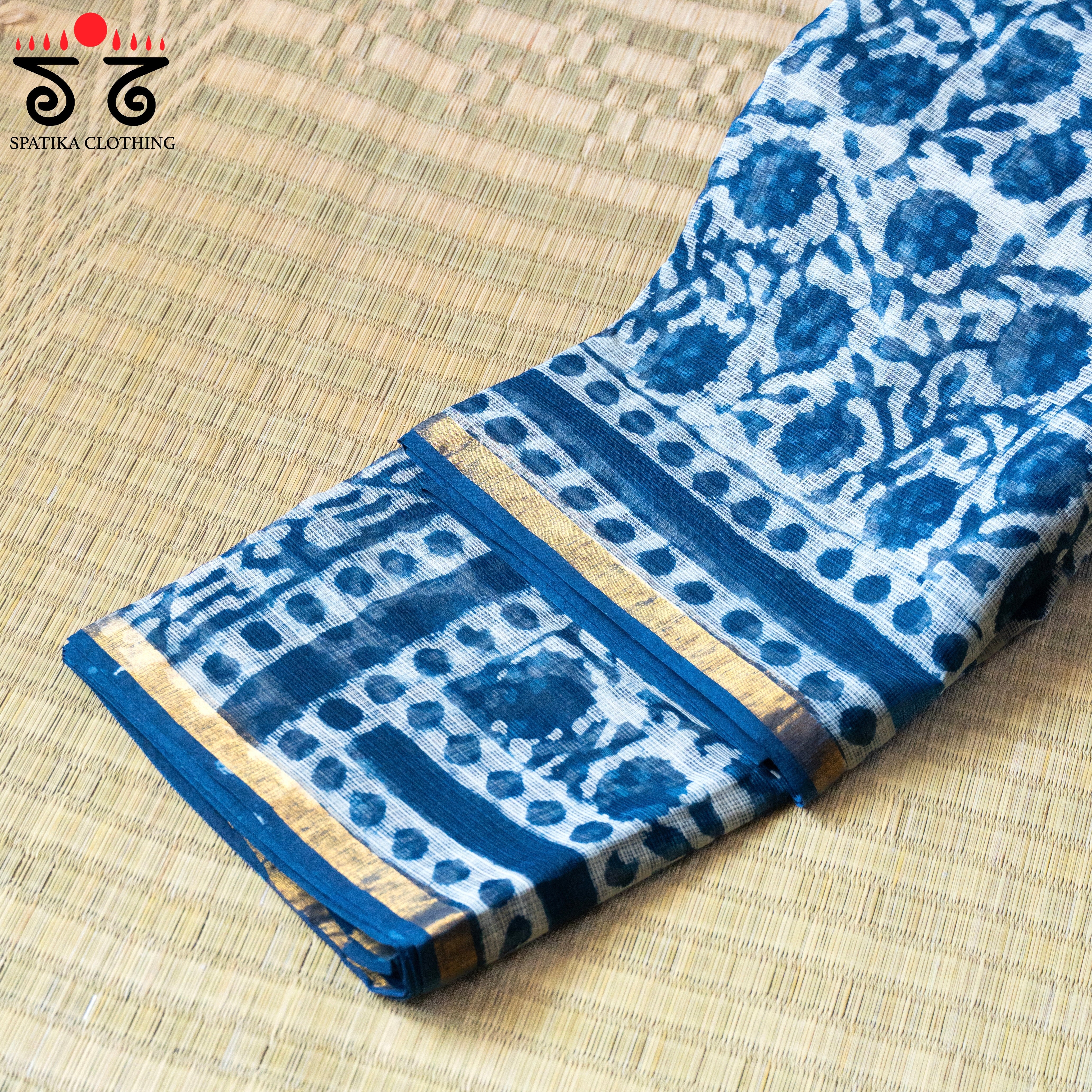 Kota Cotton Saree with Zari Border