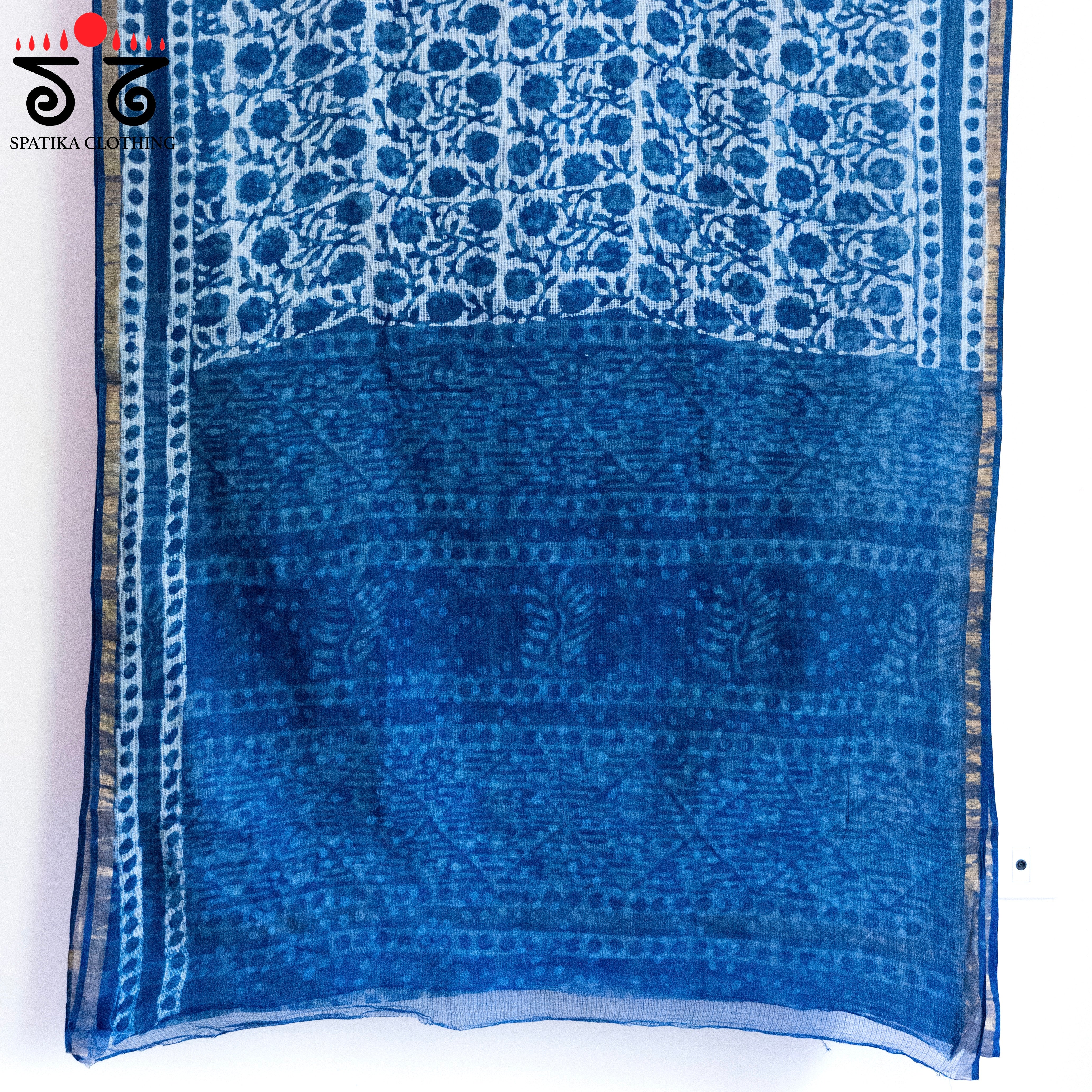 Kota Cotton Saree with Zari Border