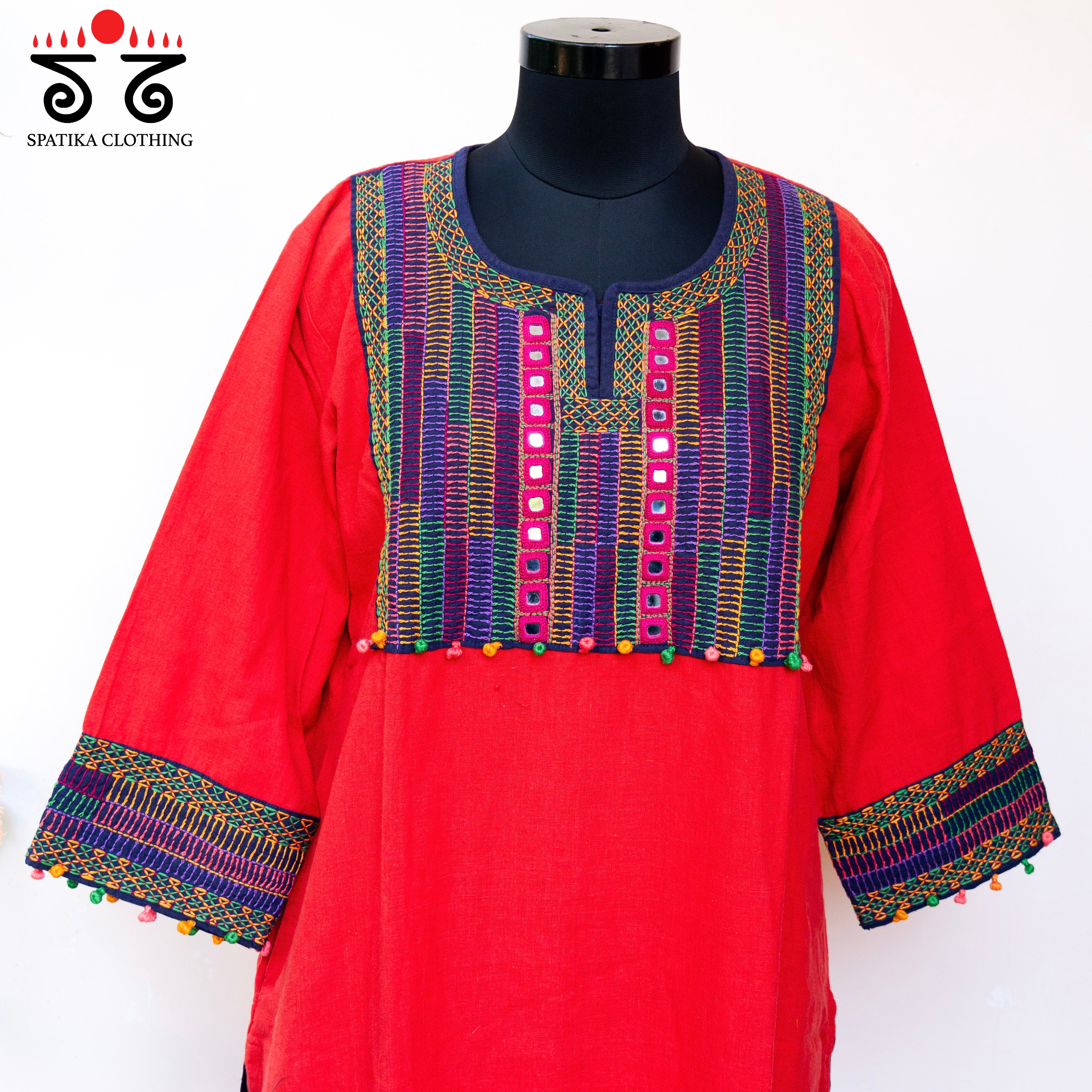 Hand Embroidered Kurta
