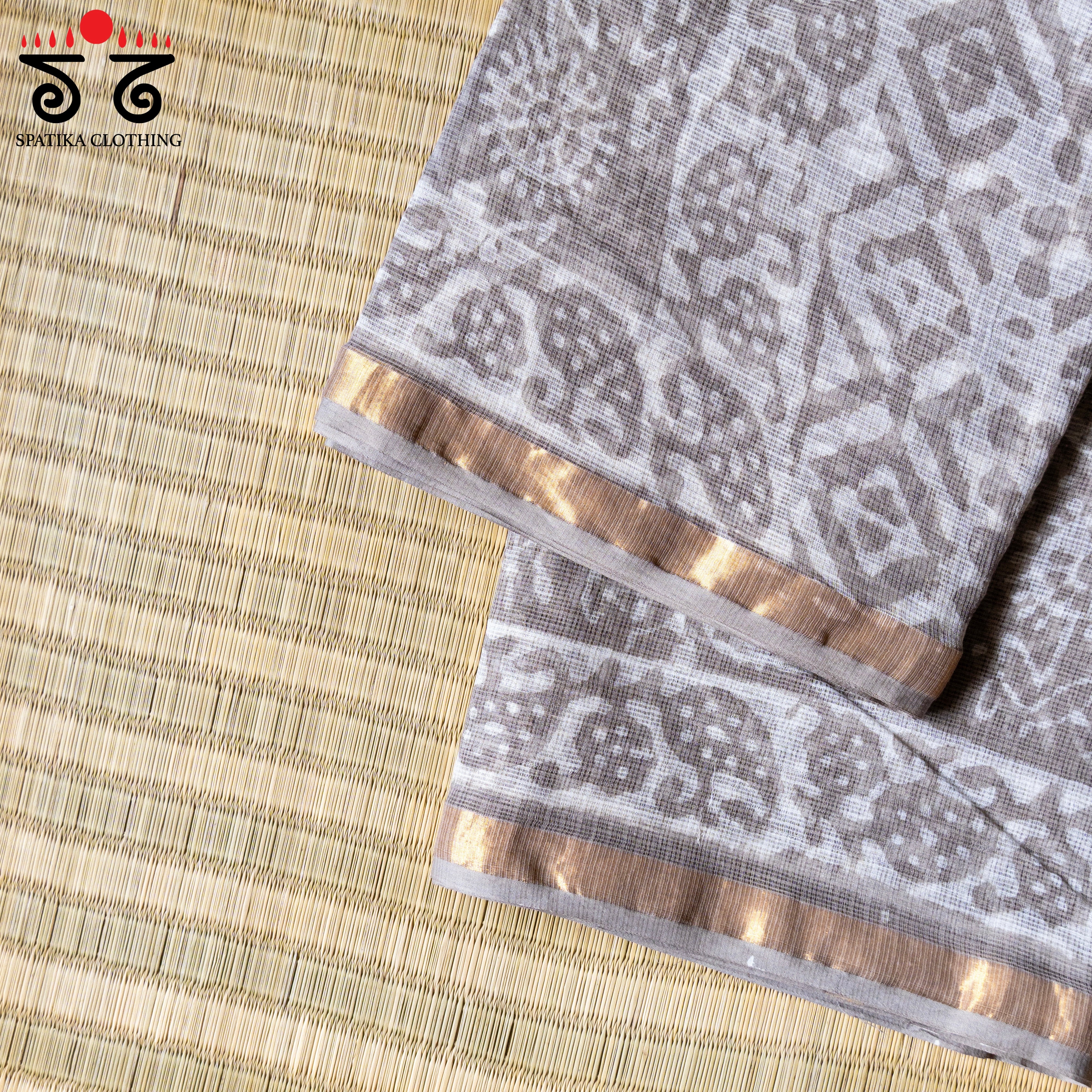 Kota Cotton Saree with Zari Border