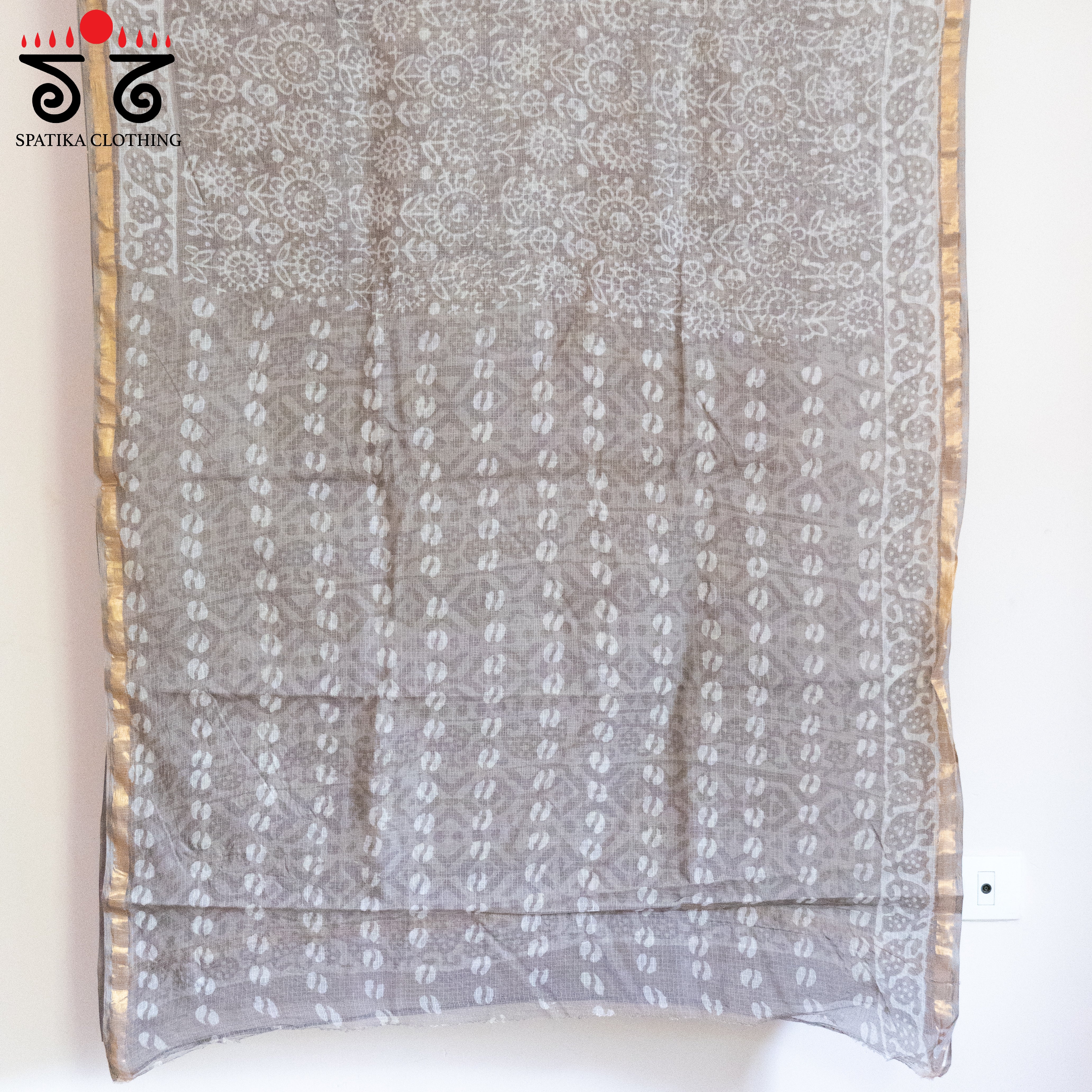 Kota Cotton Saree with Zari Border