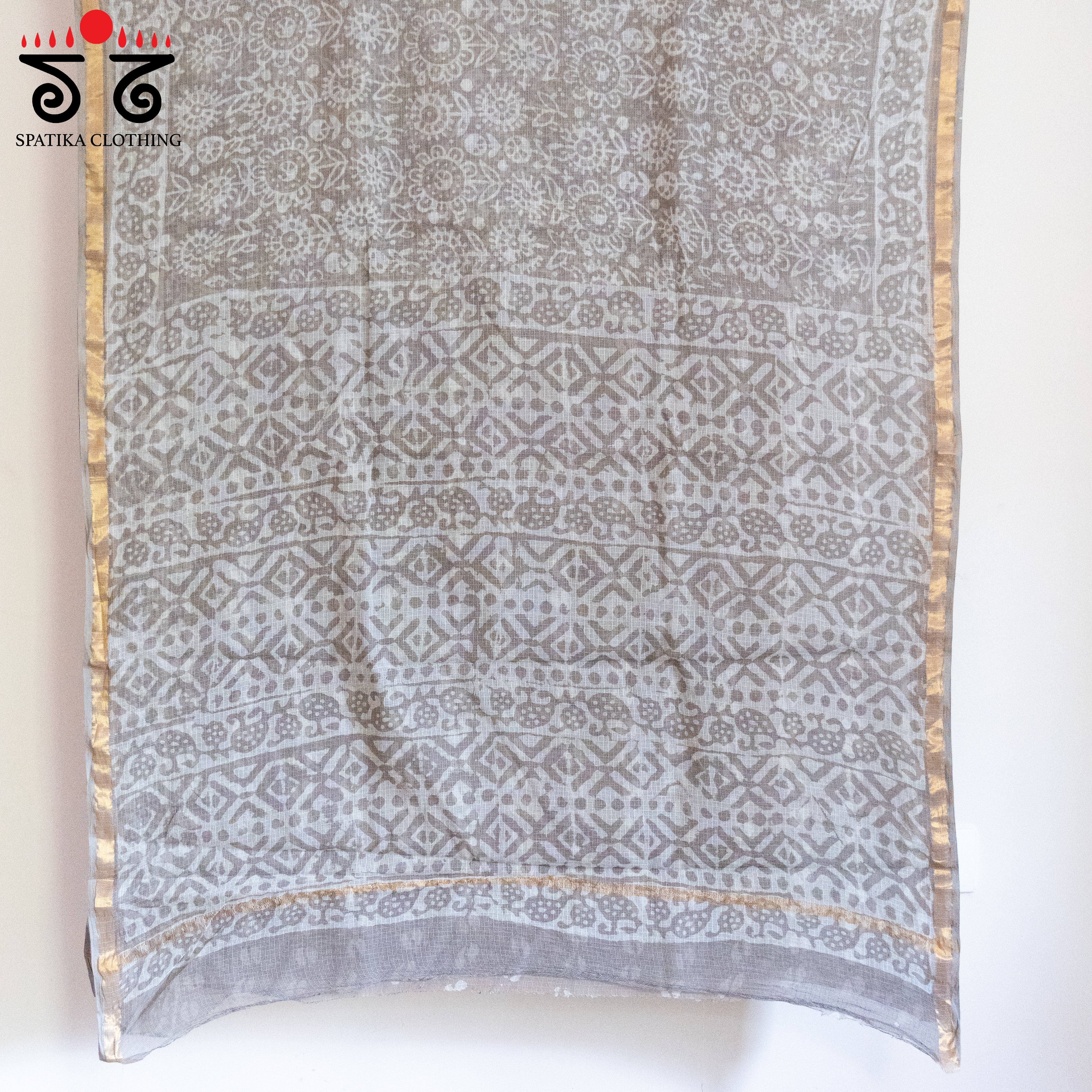 Kota Cotton Saree with Zari Border