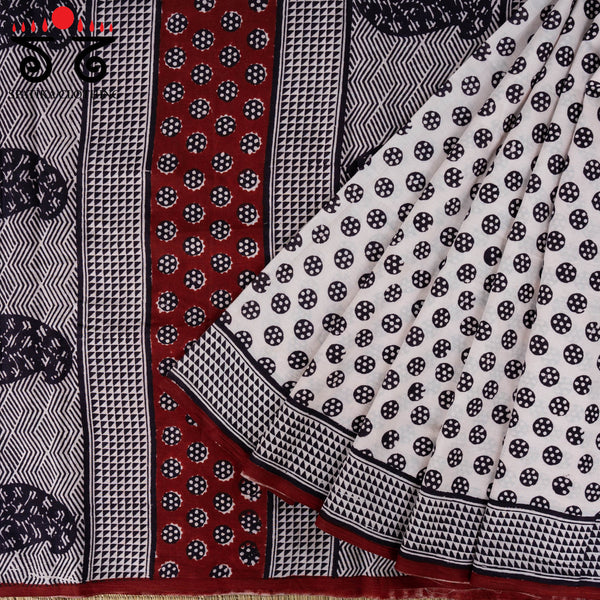 Bagh Printed Cotton Saree