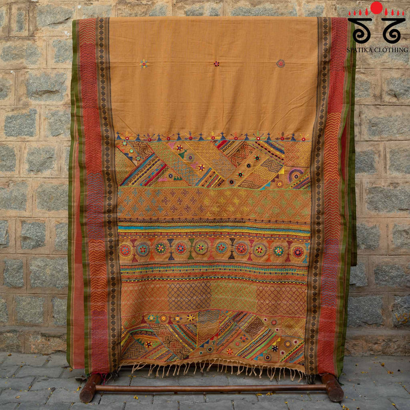 Lambani on Chettinad Cotton Saree