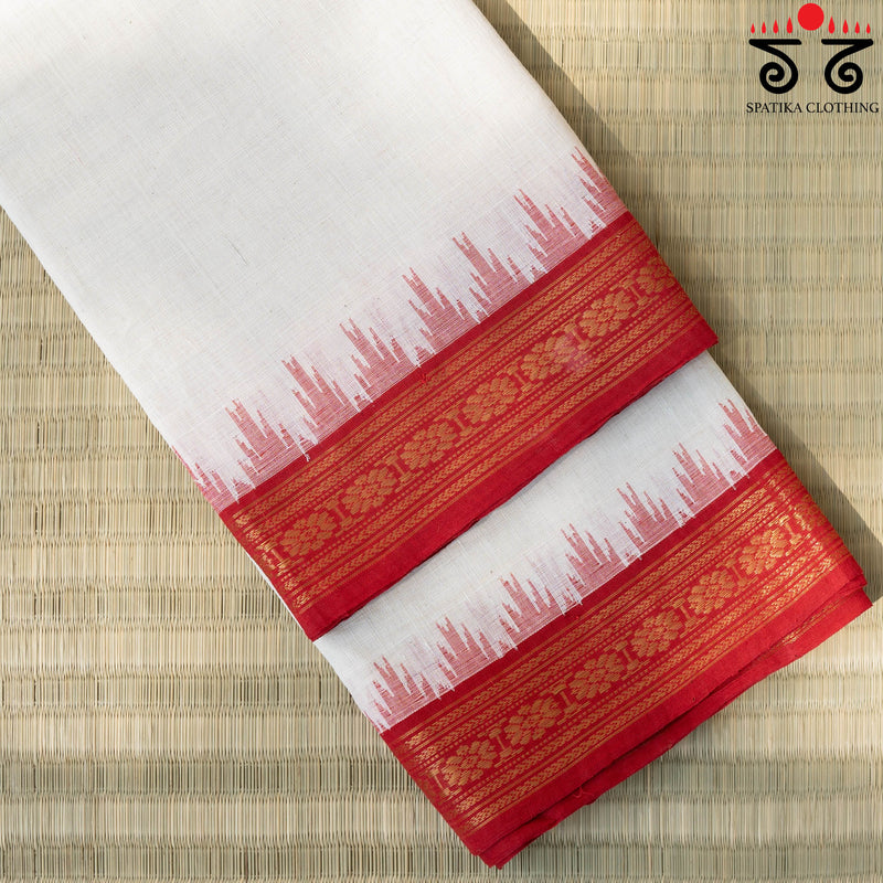 Ponduru Handspun Cotton Saree