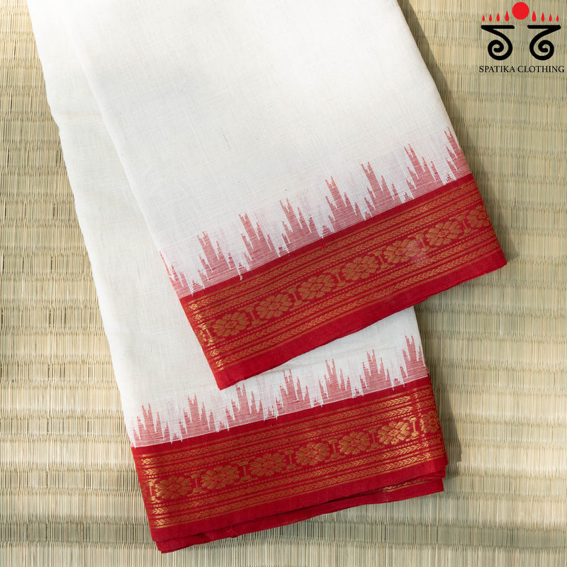 Ponduru Handspun Cotton Saree