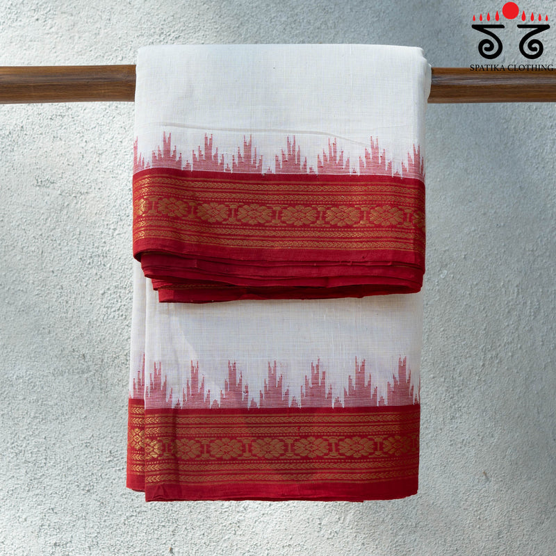 Ponduru Handspun Cotton Saree