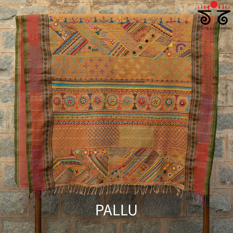 Lambani on Chettinad Cotton Saree
