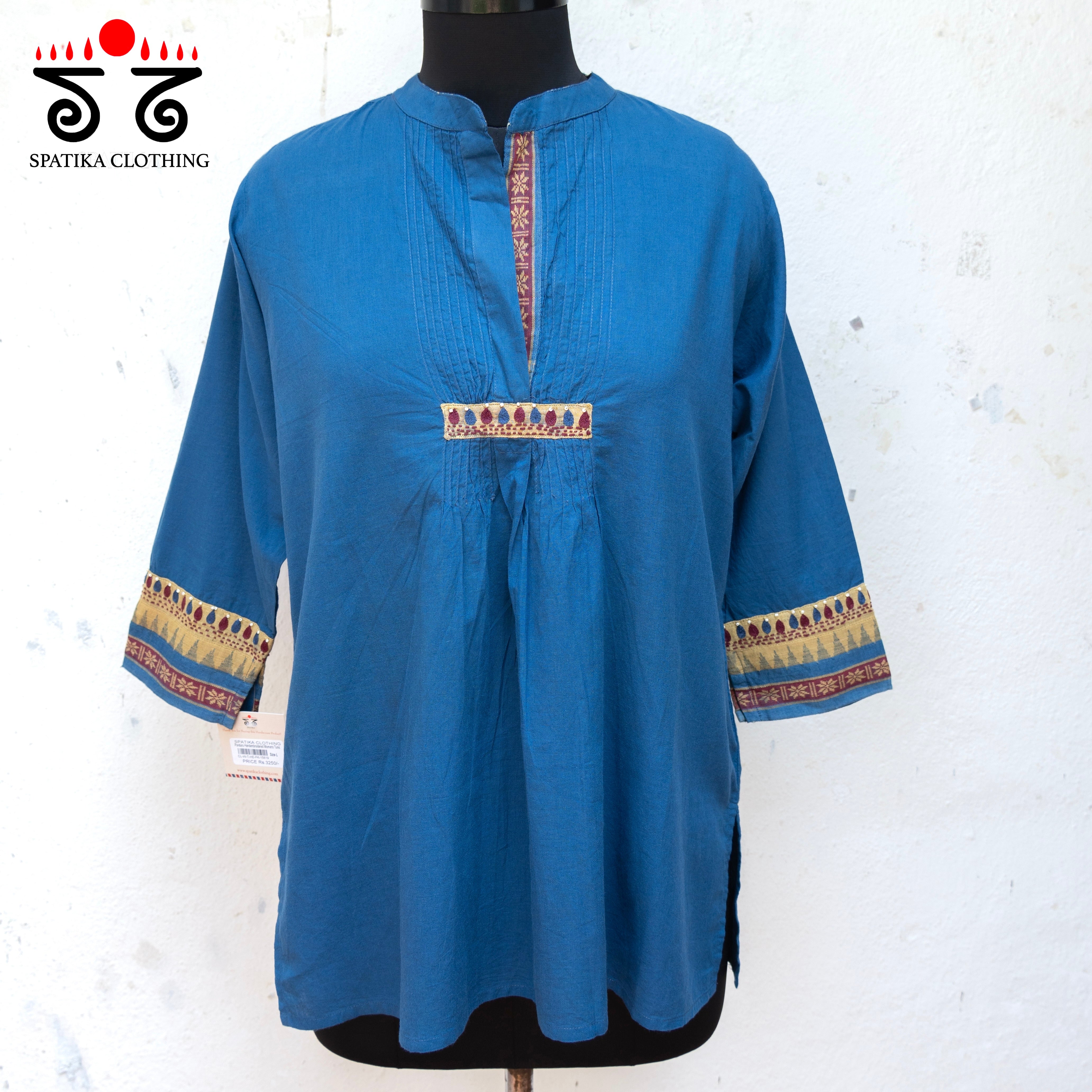 Ponduru Handembroiderd Womens Tunic