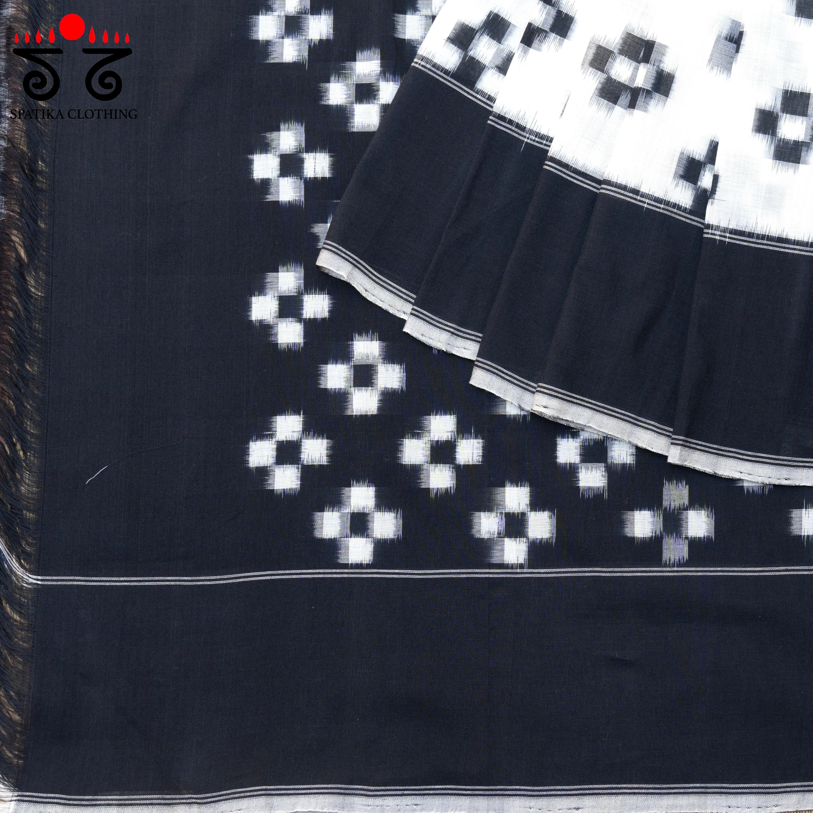 Telia Rumal Ikat Cotton Saree