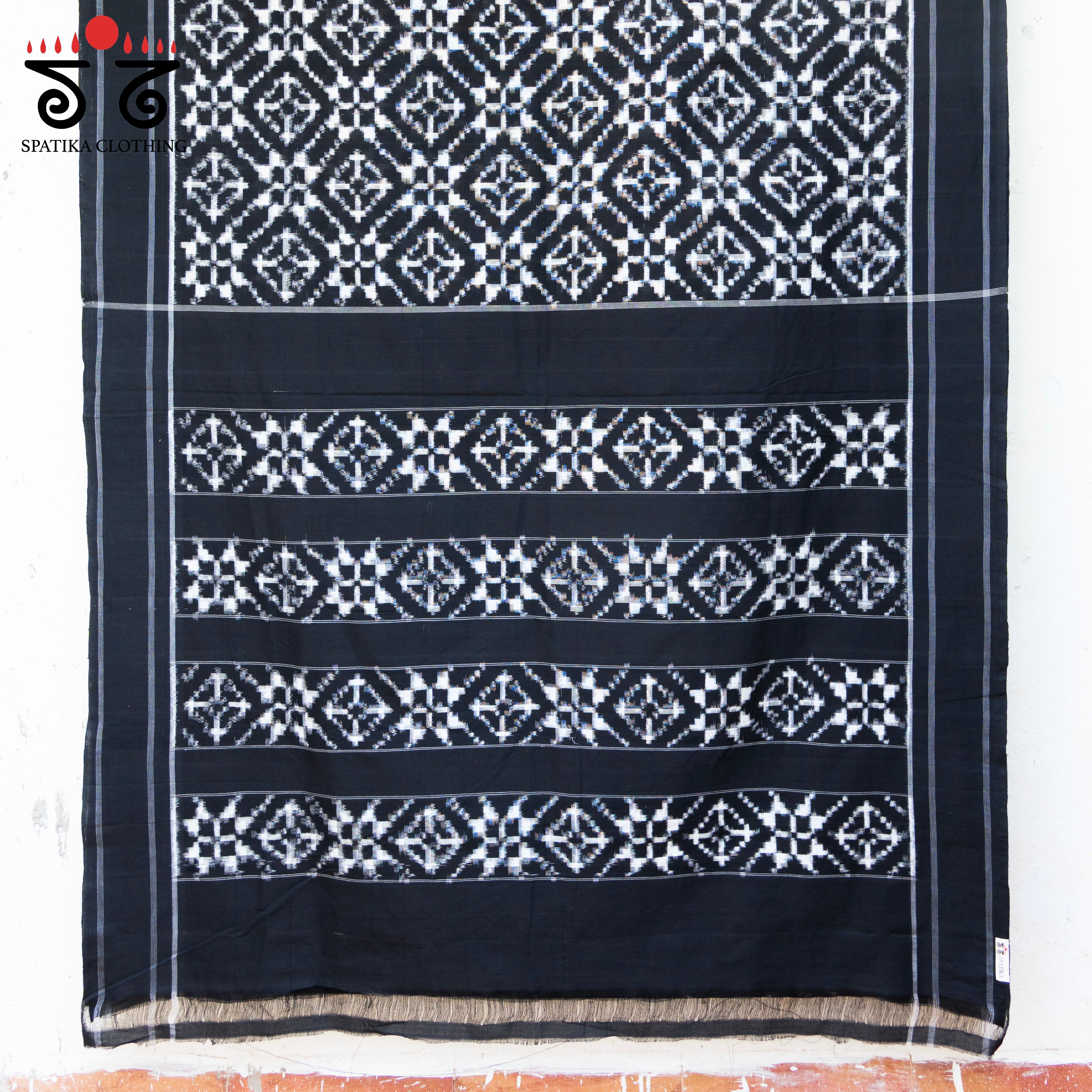 Telia Rumal Ikat Cotton Saree