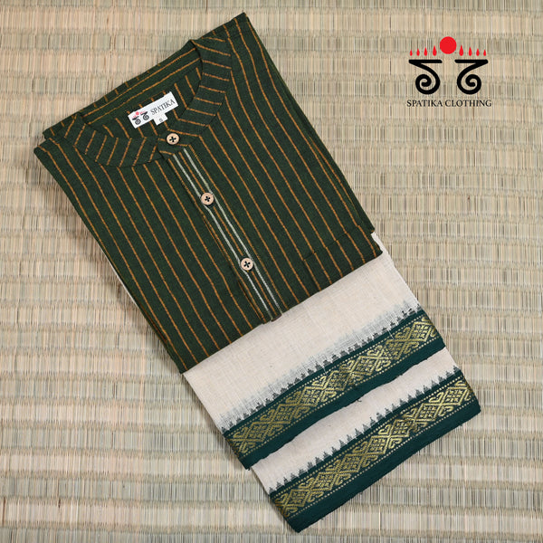 Men's Kurta and Dhoti - Set of Two