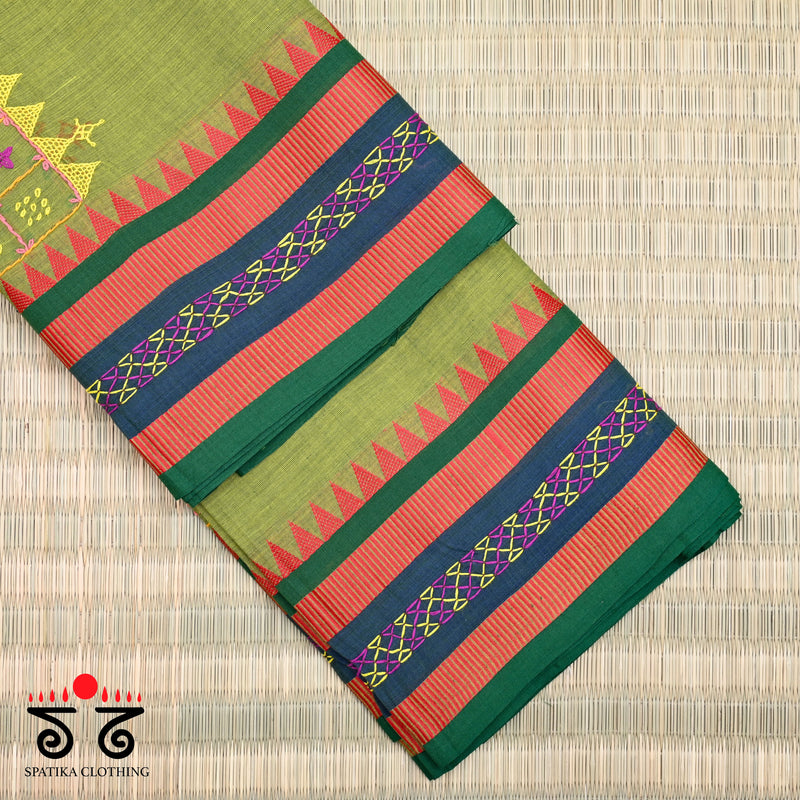 Lambani on Chettinad Cotton Saree