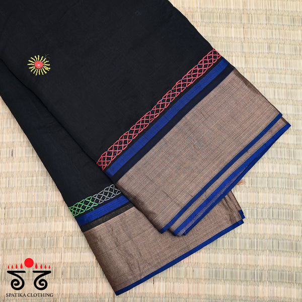 Lambani on Maheshwari Silk Cotton Saree