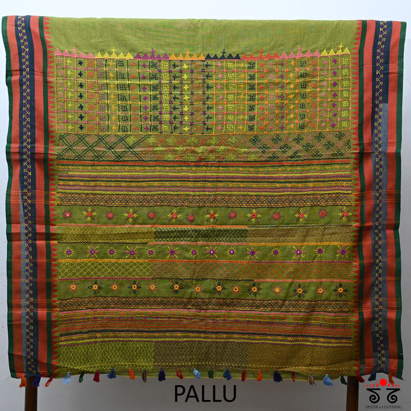 Lambani on Chettinad Cotton Saree