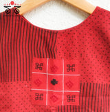 Dots & Stripes - Sleeveless Blouses in Ajrak