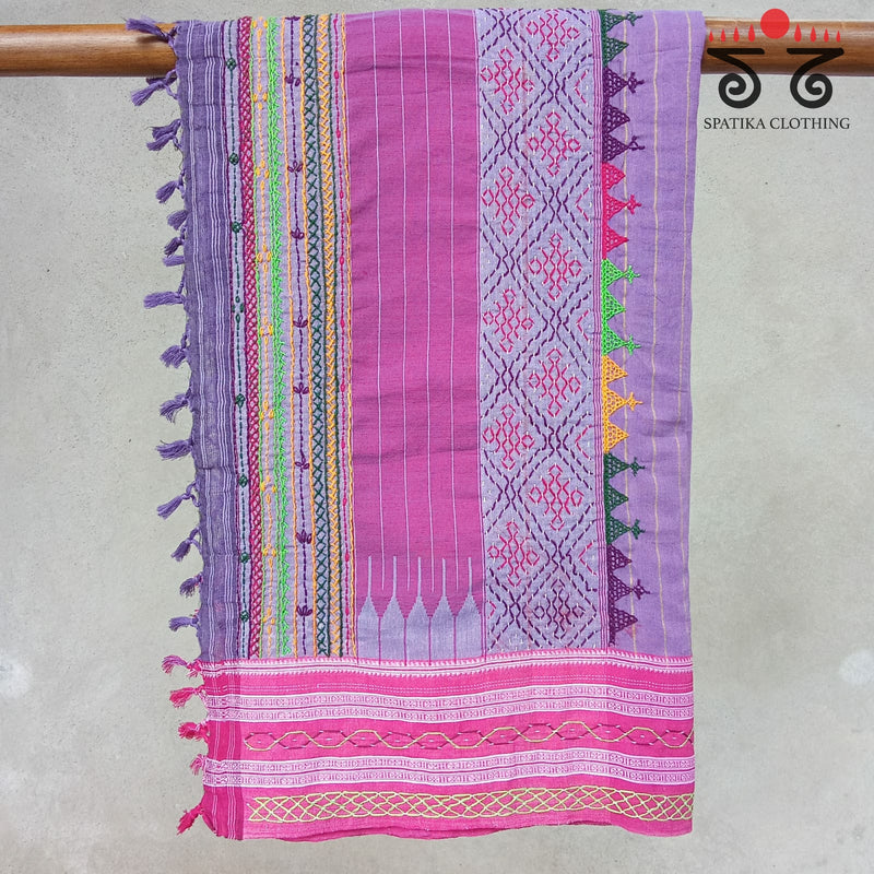 Lambani Hand - Embroidery on Ilkal Dupatta