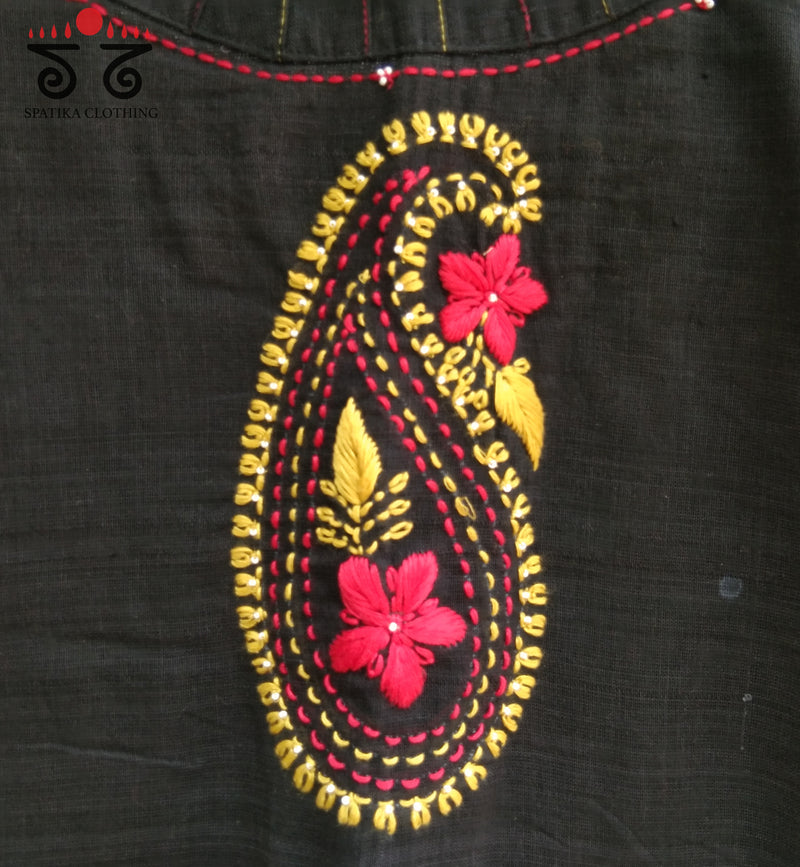 Chikan Hand - Embroidered Blouse