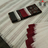 Ponduru Handspun Cotton Saree With Special Blouse Fabric