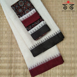 Ponduru Handspun Cotton Saree With Special Blouse Fabric