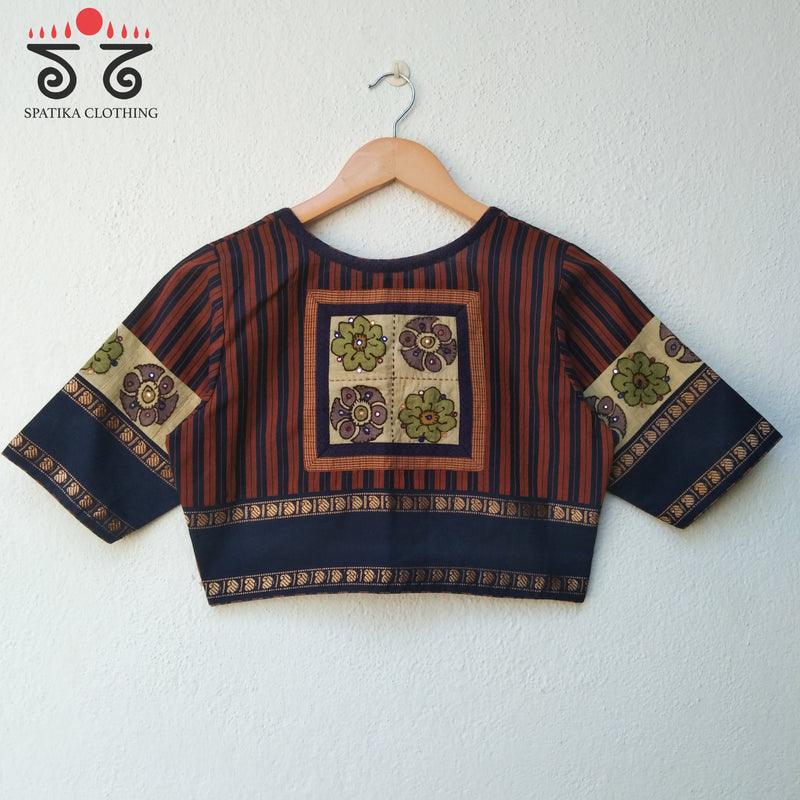 Chettinad Cotton - Pen Kalamkari Blouse