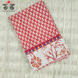 Ajrak Kalamkari Hand Embroidered Blouse Fabric