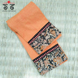 Solid Kalamkari Hand Embroidered Blouse Fabric