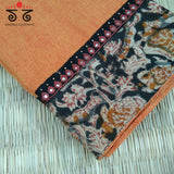 Solid Kalamkari Hand Embroidered Blouse Fabric