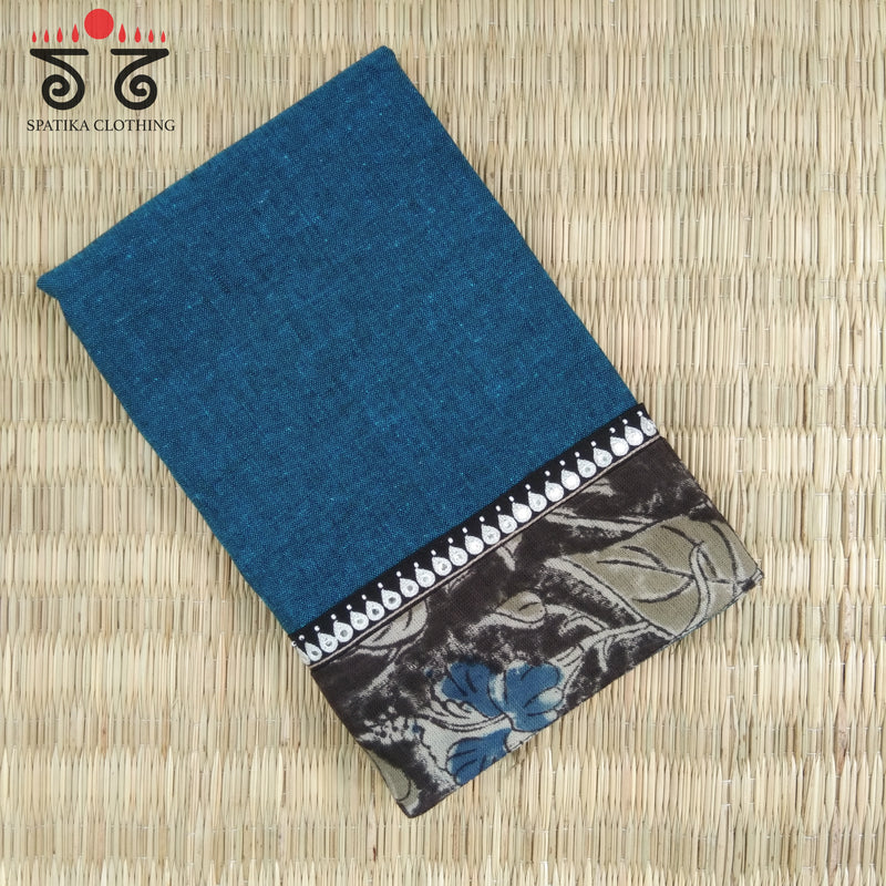 Soild Kalamkari Hand Embroidered Blouse Fabric