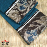 Soild Kalamkari Hand Embroidered Blouse Fabric